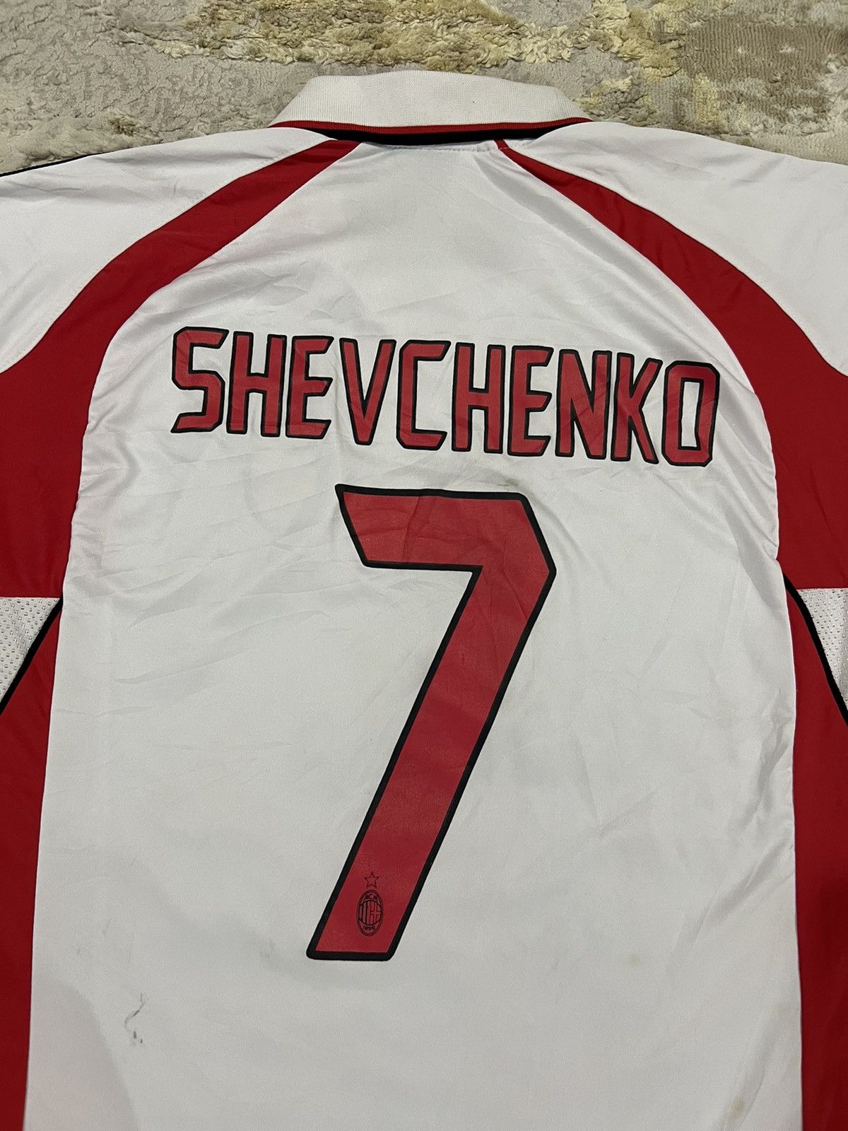 Vintage Vintage AC Milan Shevchenko #7 Away Jersey Size US M / EU 48-50 / 2 - 2 Thumbnail