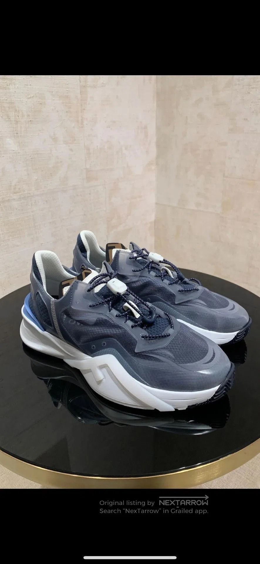 Fendi Fendi Flow Transparent Men's Sneakers. Size US 6 / EU 39 - 1 Thumbnail