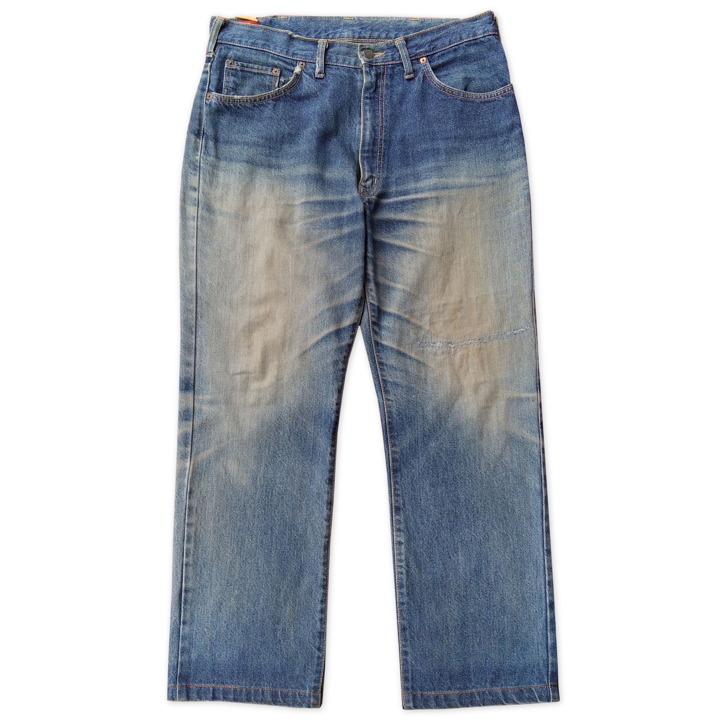 Edwin Vintage 90's EDWIN "US CLASSIC" Worn Denim Size US 34 / EU 50 - 1 Thumbnail