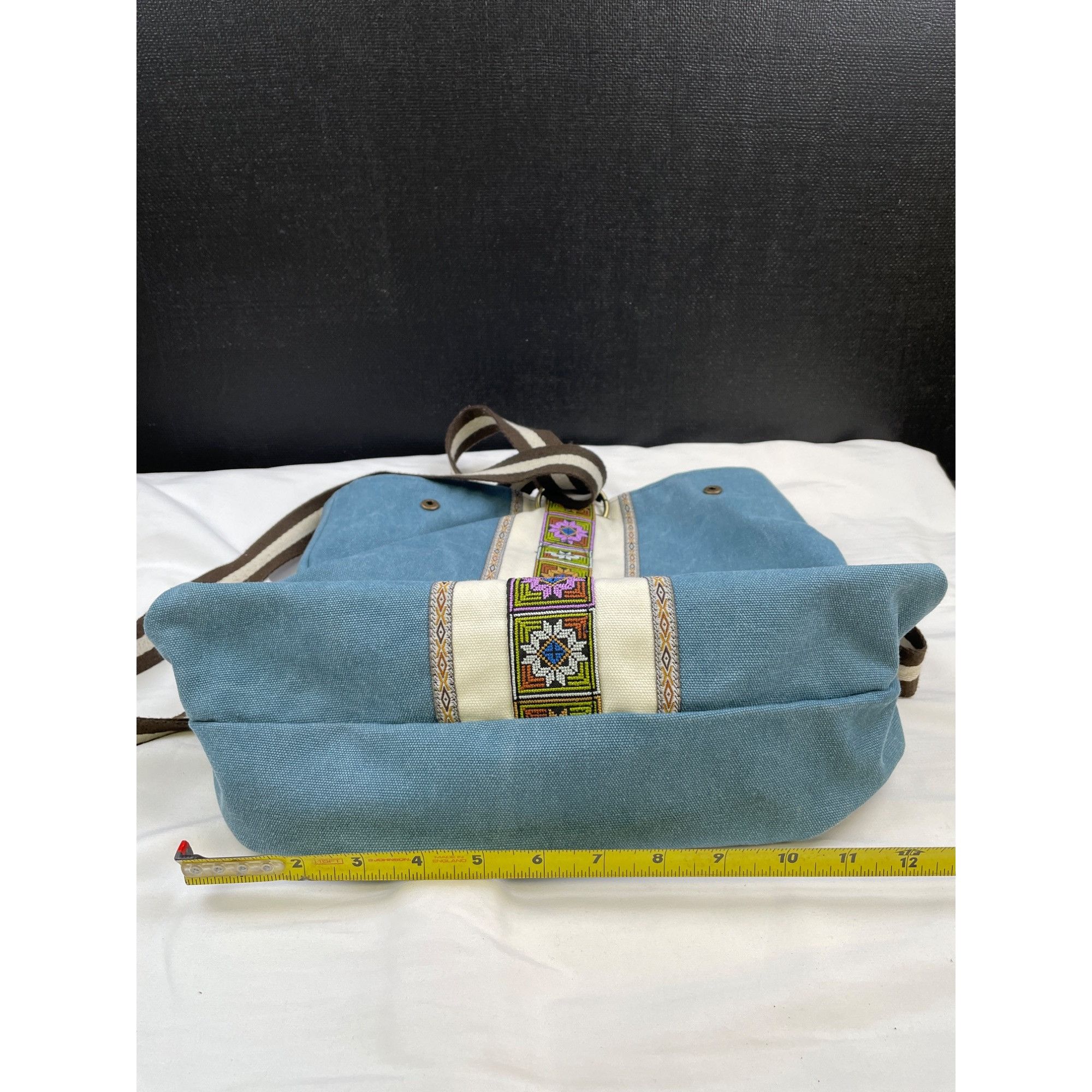 Other Women's Blue Denim Canvas Backpack SKU 3748 Size ONE SIZE - 8 Thumbnail