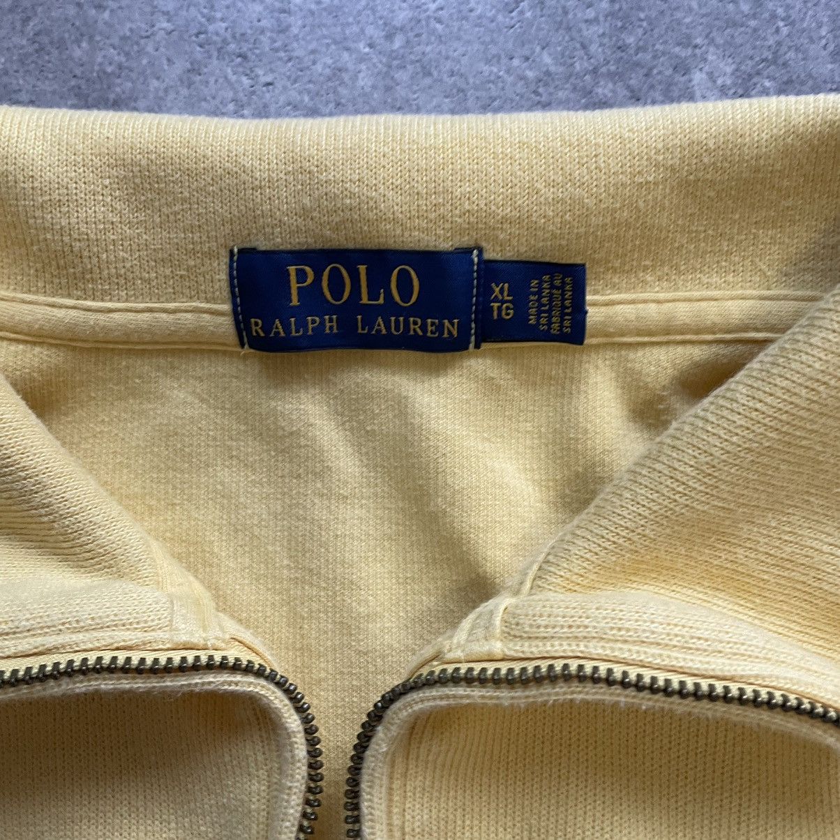 Polo Ralph Lauren Polo Ralph Lauren 1/4 Knit Sweatr YSL Size US XL / EU 56 / 4 - 3 Thumbnail