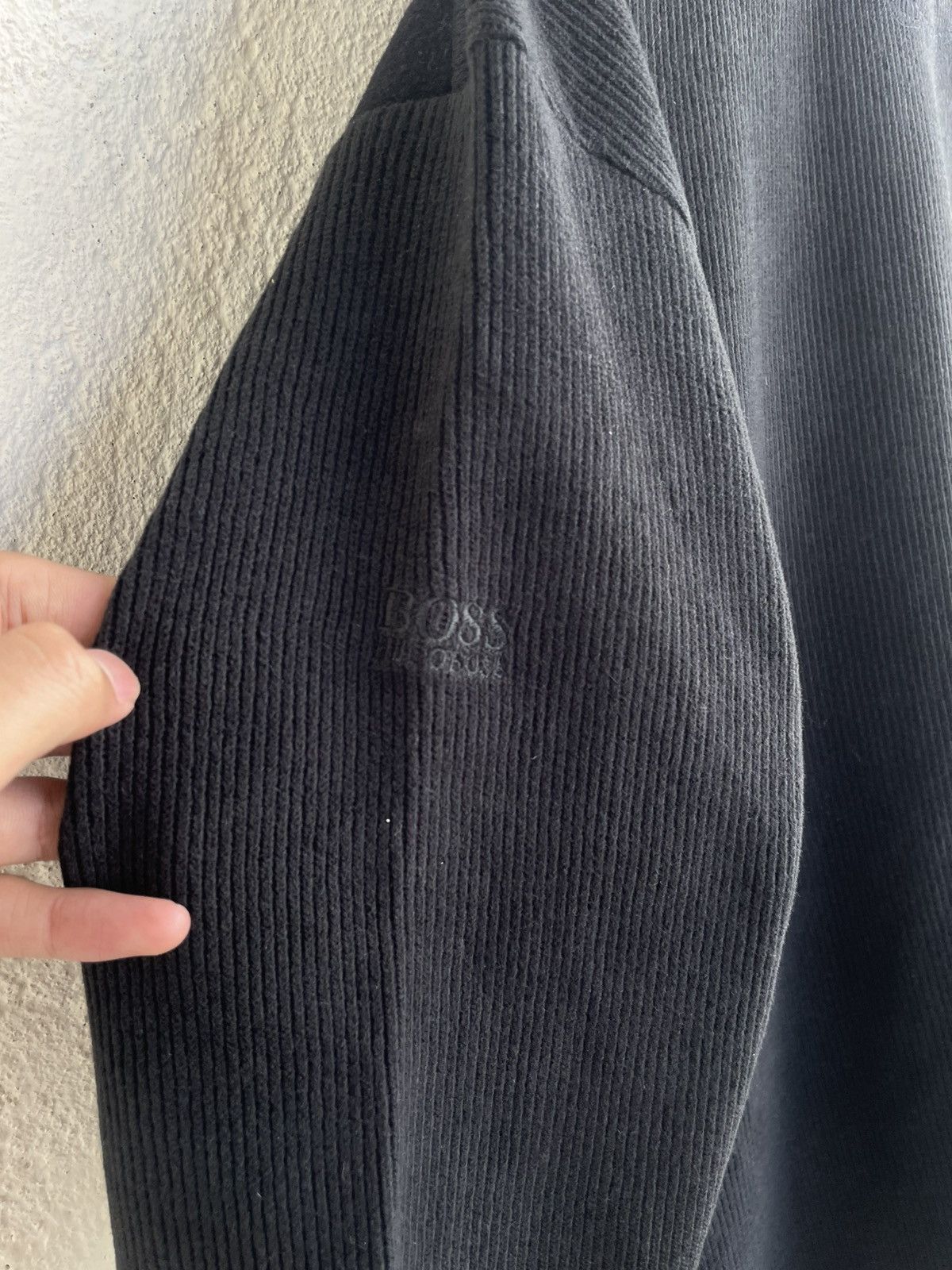 Yves Saint Laurent 2000s Boss Knitwear Cardigan Thermal Embroidery Y2K CDG YSL Size US XXL / EU 58 / 5 - 8 Thumbnail