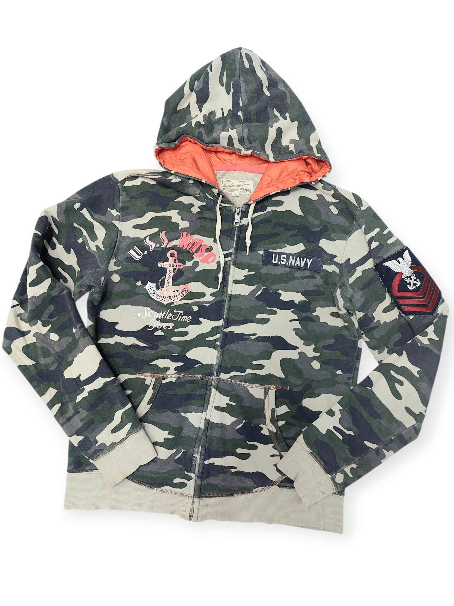 Avirex Avirex Military Armed Forces US Navy Hoodies Size US M / EU 48-50 / 2 - 4 Thumbnail