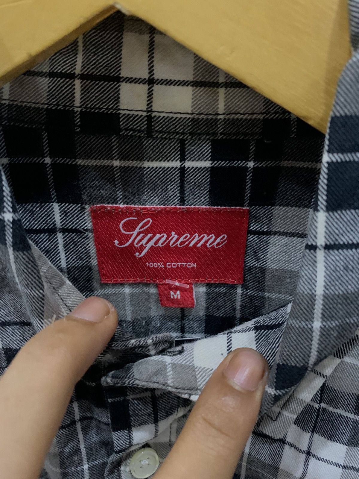 Supreme Supreme plaid flannel shirt Size US M / EU 48-50 / 2 - 2 Thumbnail