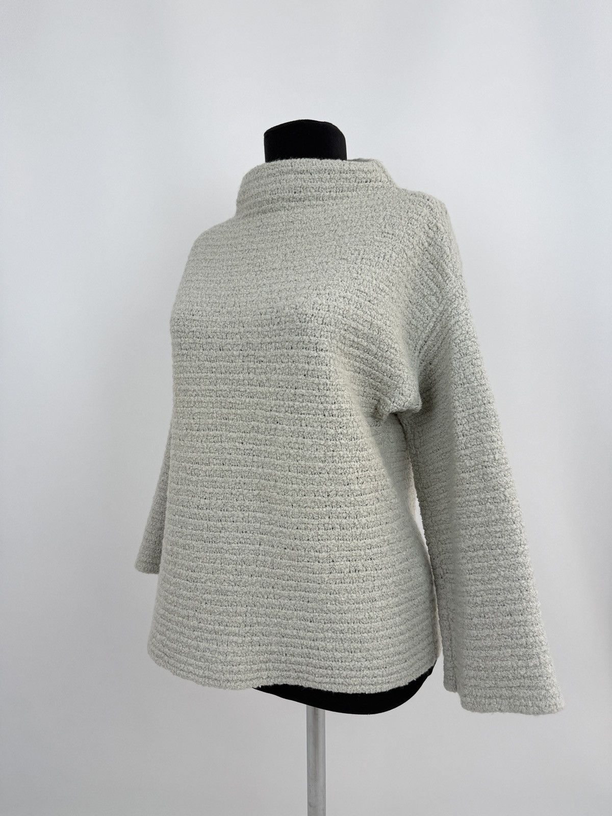 Annette Gortz Annete Gortz Wool Blend Ribbed Mock Neck Sweater Size S / US 4 / IT 40 - 1 Thumbnail
