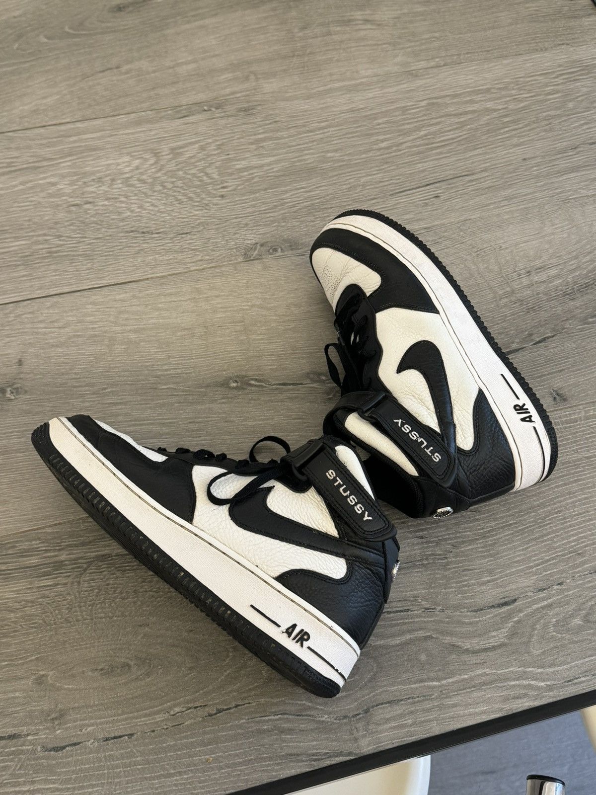 Nike × Stussy Air Force 1 Mid x Stüssy Size US 9.5 / EU 42-43 - 5 Thumbnail