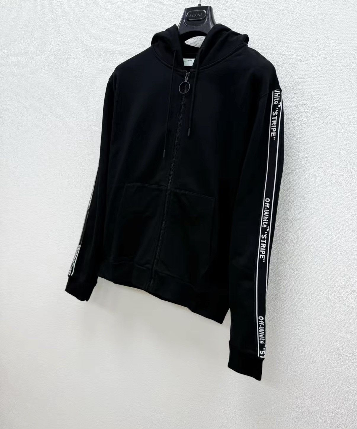 Off-White OFF-WHITE 100% Cotton Full-Zip Hooded Jacket J30 Size US XL / EU 56 / 4 - 2 Thumbnail
