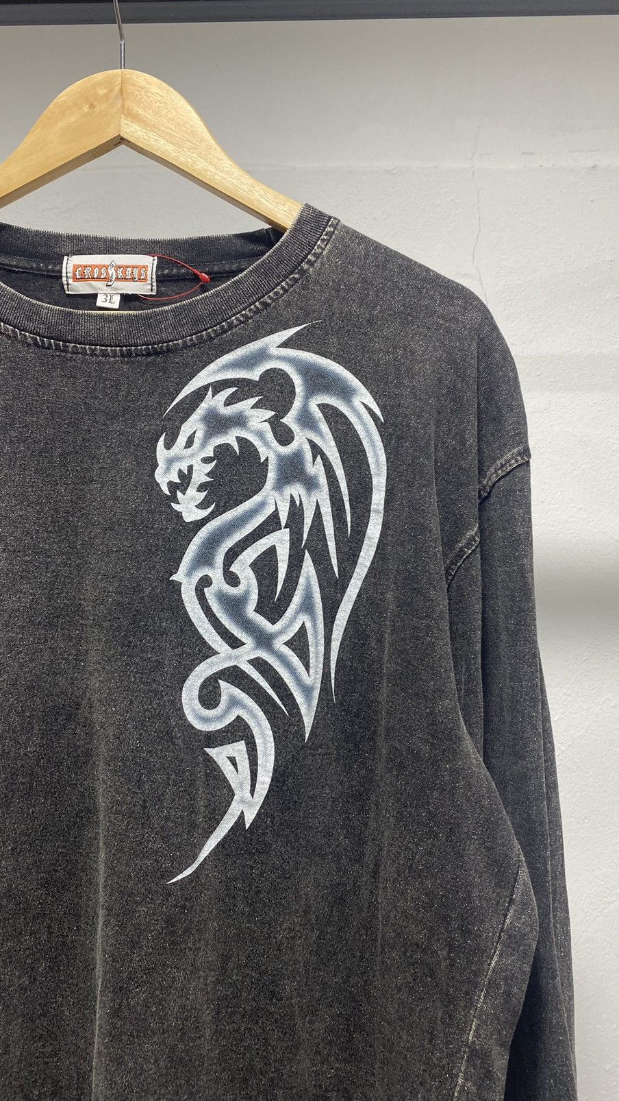 Japanese Brand Crosskeys Sukajan Dragon Washed 90s Size US XL / EU 56 / 4 - 5 Thumbnail