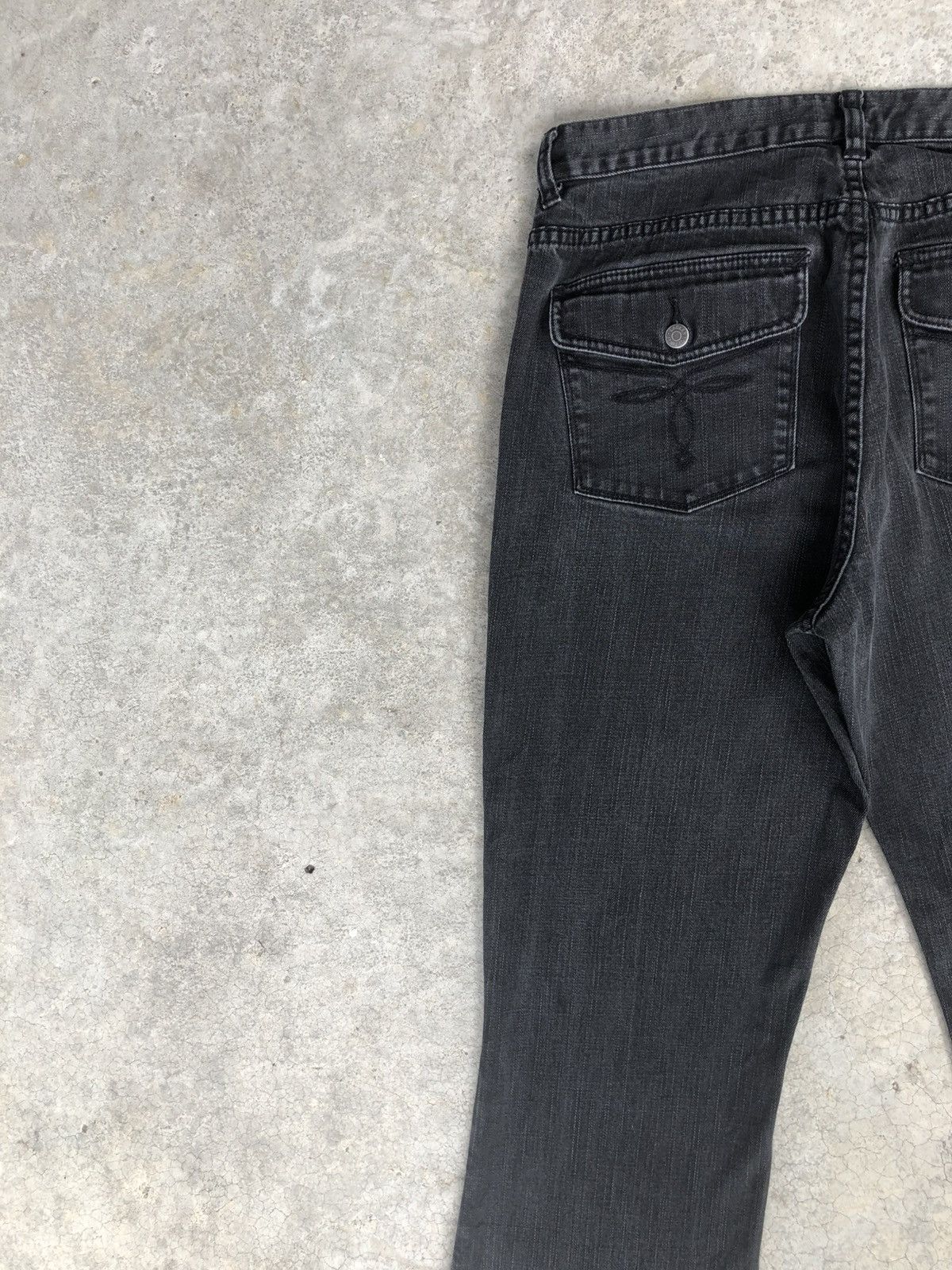 If Six Was Nine LRL Lauren Flared Jeans Distressed Jeans Size US 33 - 9 Thumbnail