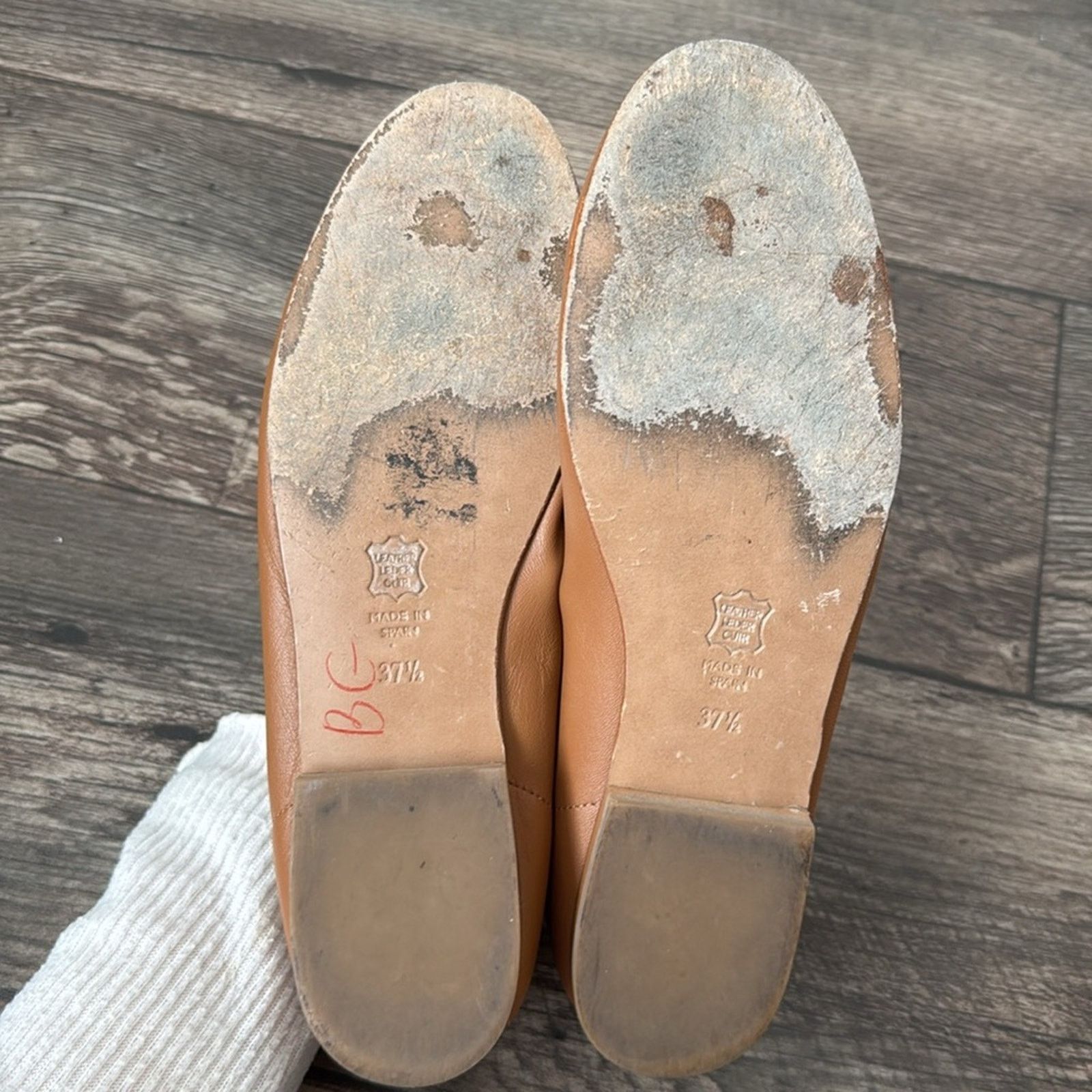 Caron Callahan Caron Callahan 37.5 Leather Mary Jane Shoes in Cognac Brown Size US 7 / IT 37 - 9 Thumbnail