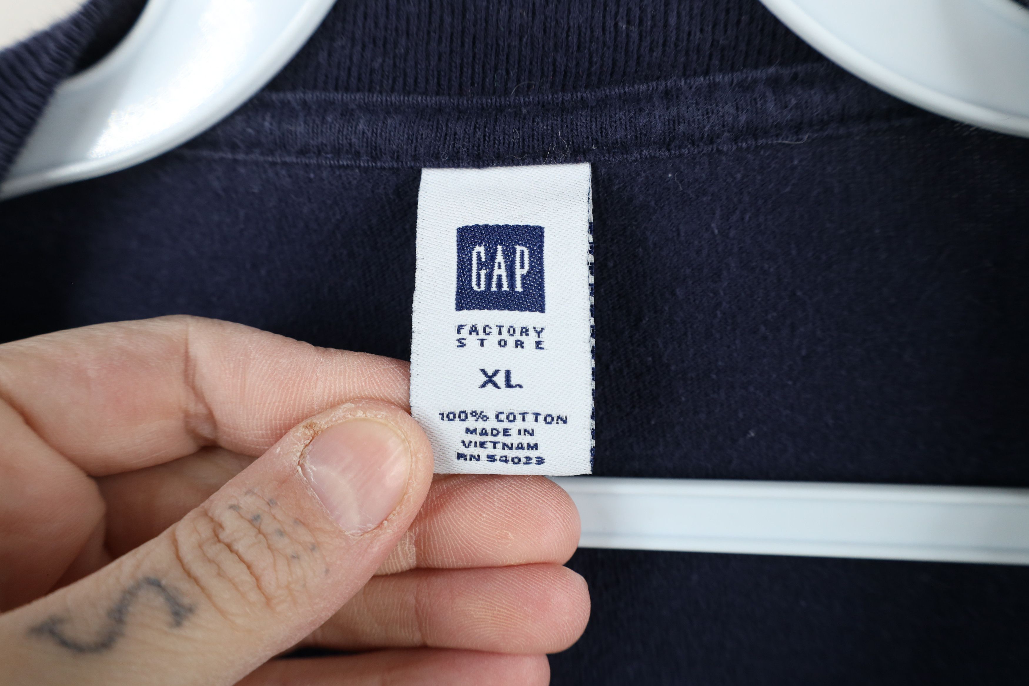 Gap × Vintage Vintage Gap Spell Athletic Department Long Sleeve T-Shirt Size US XL / EU 56 / 4 - 9 Thumbnail
