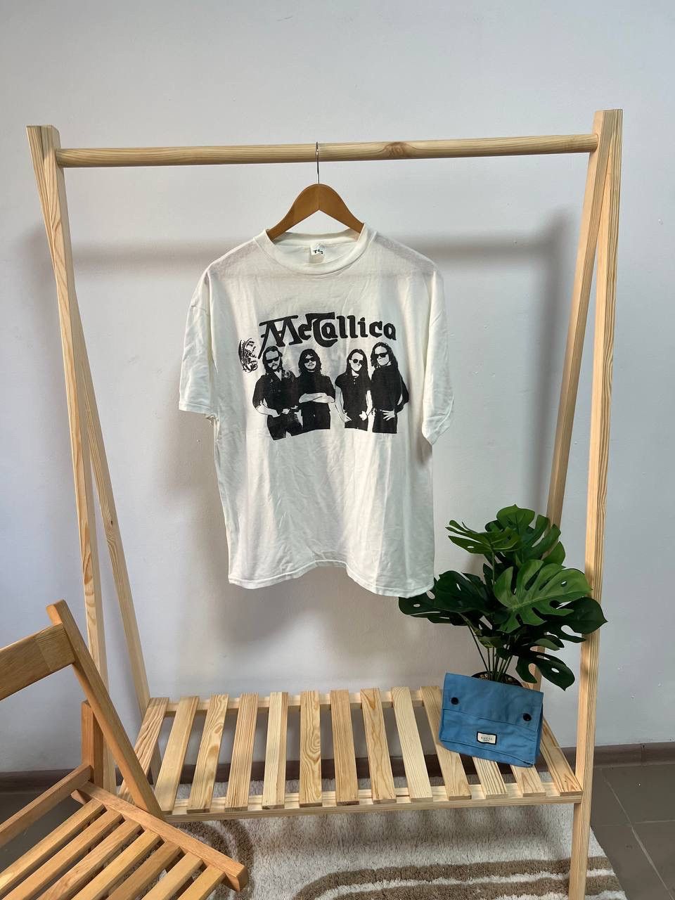 Band Tees × Metallica × Vintage 1999 Metallica Vintage T-Shirt Tee Europe tour Size US M / EU 48-50 / 2 - 2 Thumbnail