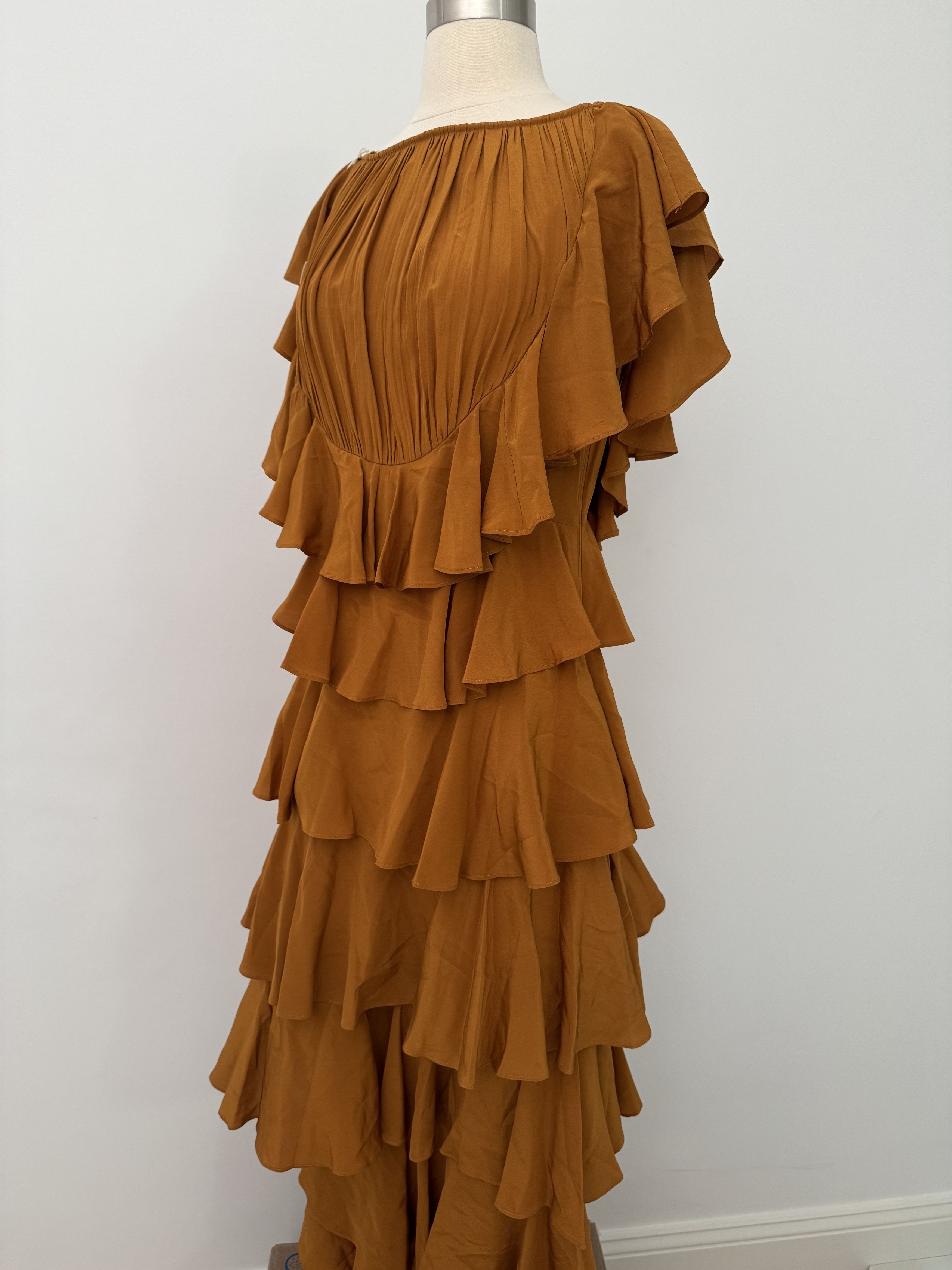 Ulla Johnson Ulla Johnson Freja Gown, Sandstone Size XS / US 0-2 / IT 36-38 - 3 Thumbnail