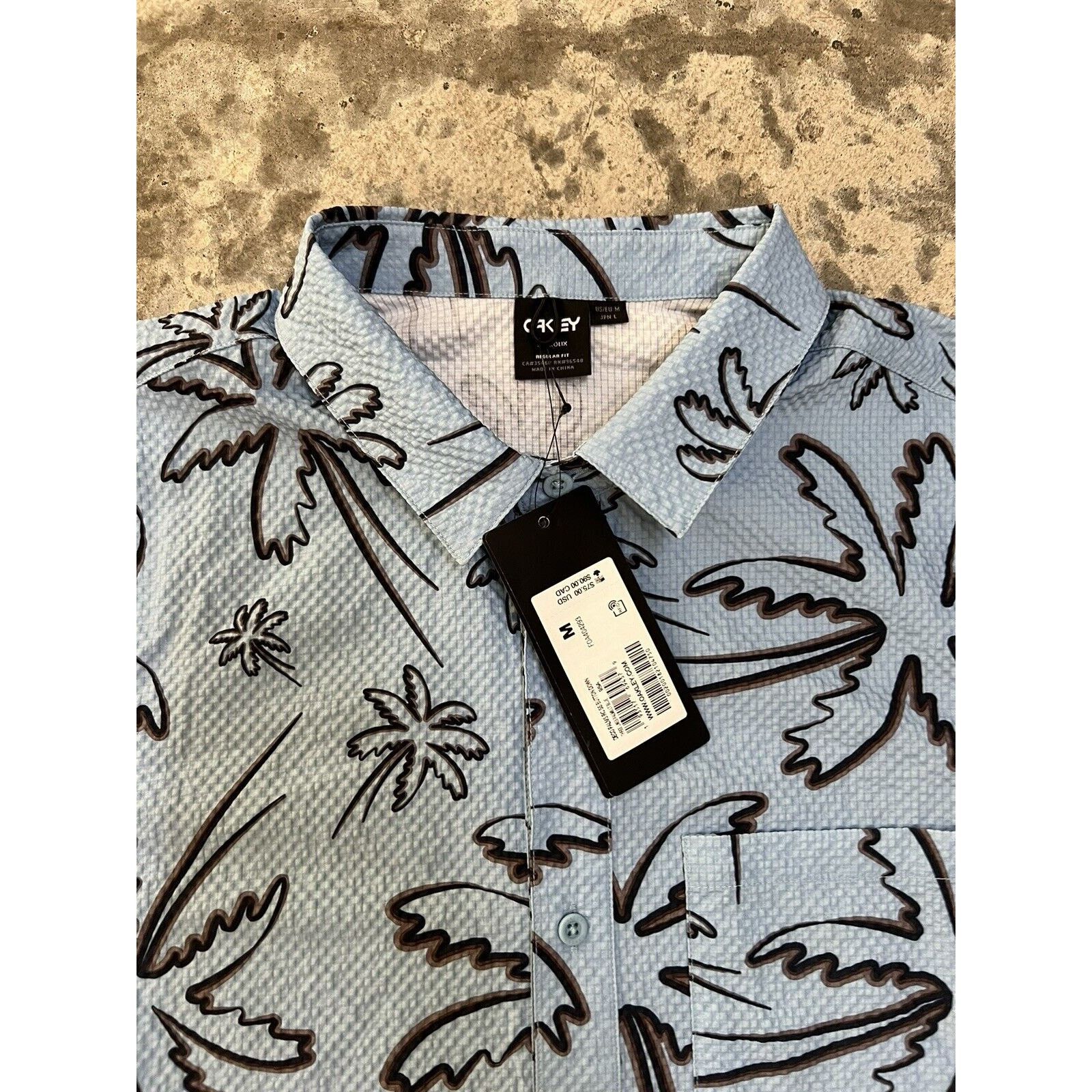 Oakley Oakley Surf Deco Palms Rc Shirt THREE LINES PALMS Size M Size US M / EU 48-50 / 2 - 3 Thumbnail