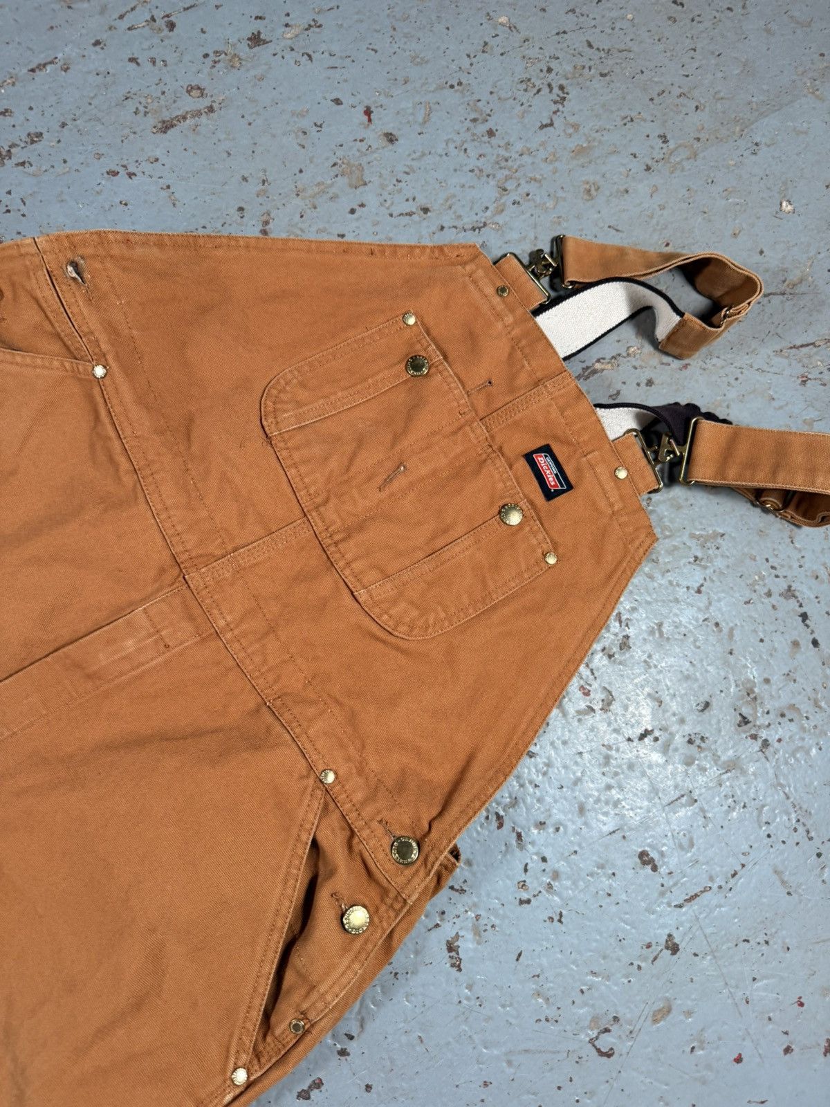 Dickies Vintage Faded Dickies Beige Overalls Size US 38 / EU 54 - 4 Thumbnail