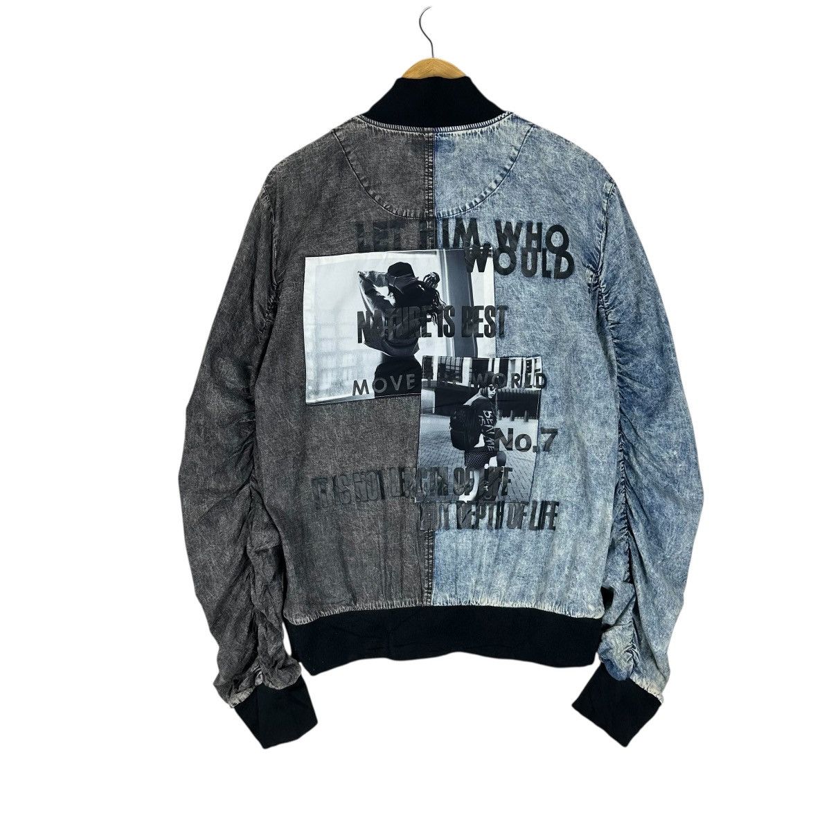 In The Attic IN THE ATTIC TWO TONES BOMBER JACKET Size L / US 10 / IT 46 - 2 Thumbnail