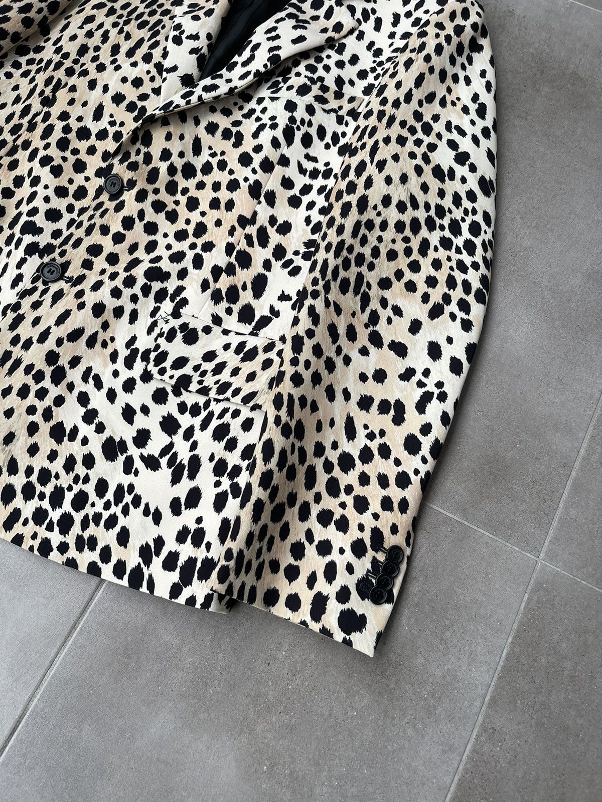 Just Cavalli !DS! FW22 Just Cavalli Leopard Print Natural Blazer Size US L / EU 52-54 / 3 - 12 Thumbnail