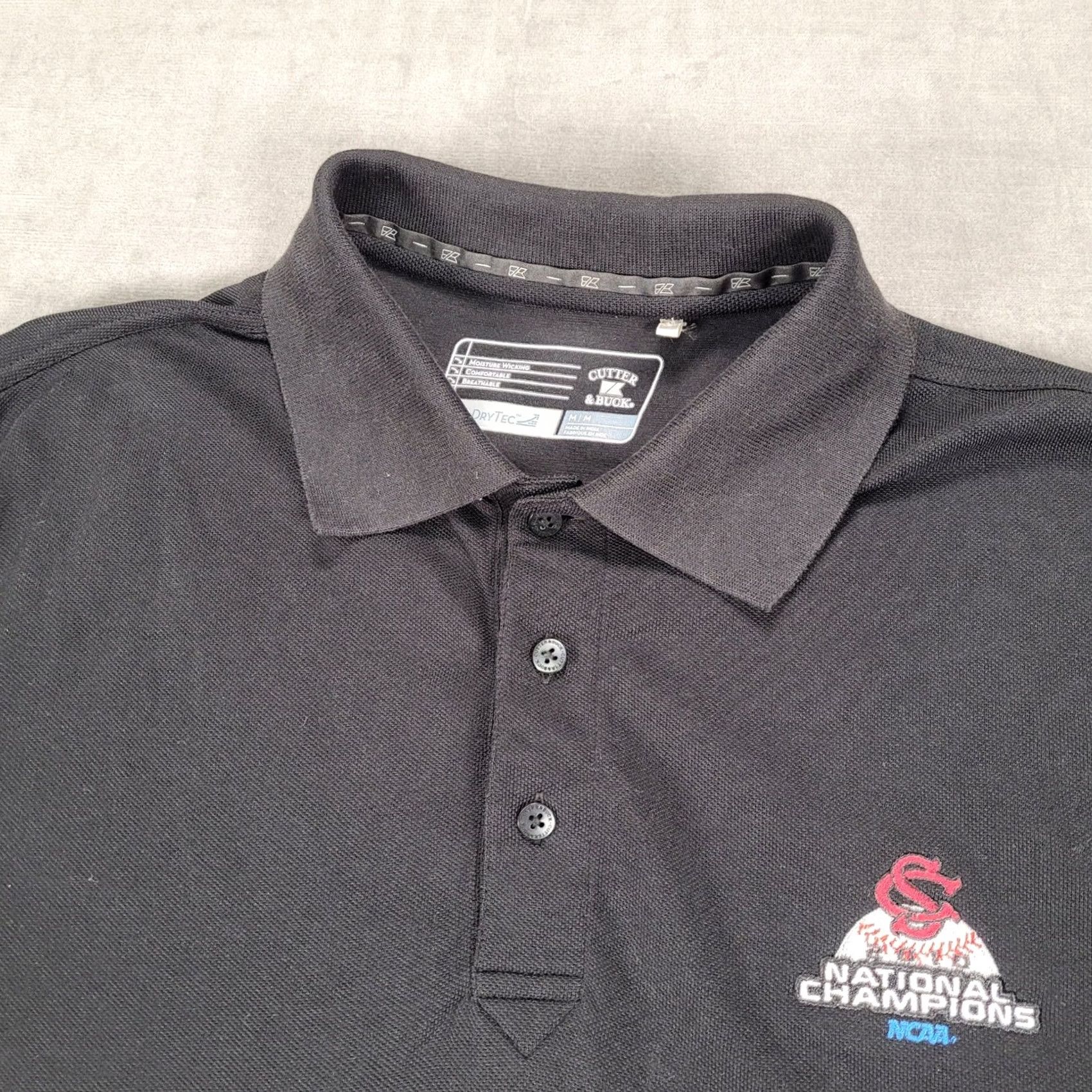 Cutter & Buck Cutter & Buck USC Gamecocks Polo Shirt 2010 NCAA National Champions Black M Men Size US M / EU 48-50 / 2 - 5 Thumbnail