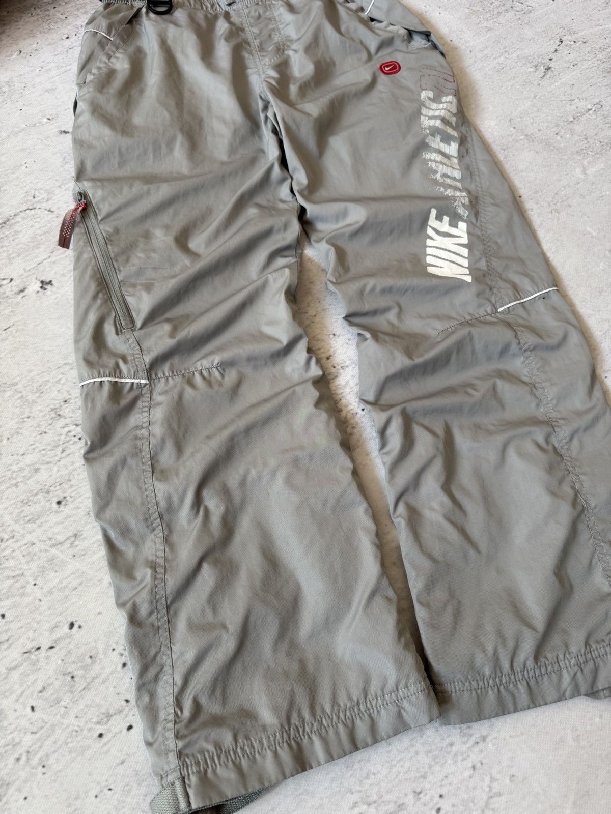 Nike × Vintage NIKE AIR MAX NYLON VINTAGE Y2K BAGGY FIT PANTS SWEATPANTS Size US 32 / EU 48 - 2 Thumbnail