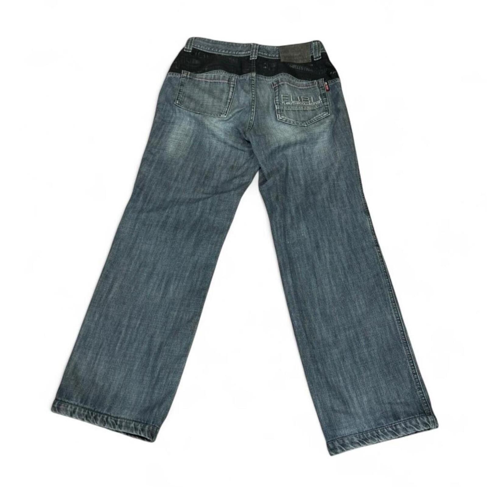 Fubu FUBU collection unique denim jeans Size US 31 - 1 Thumbnail