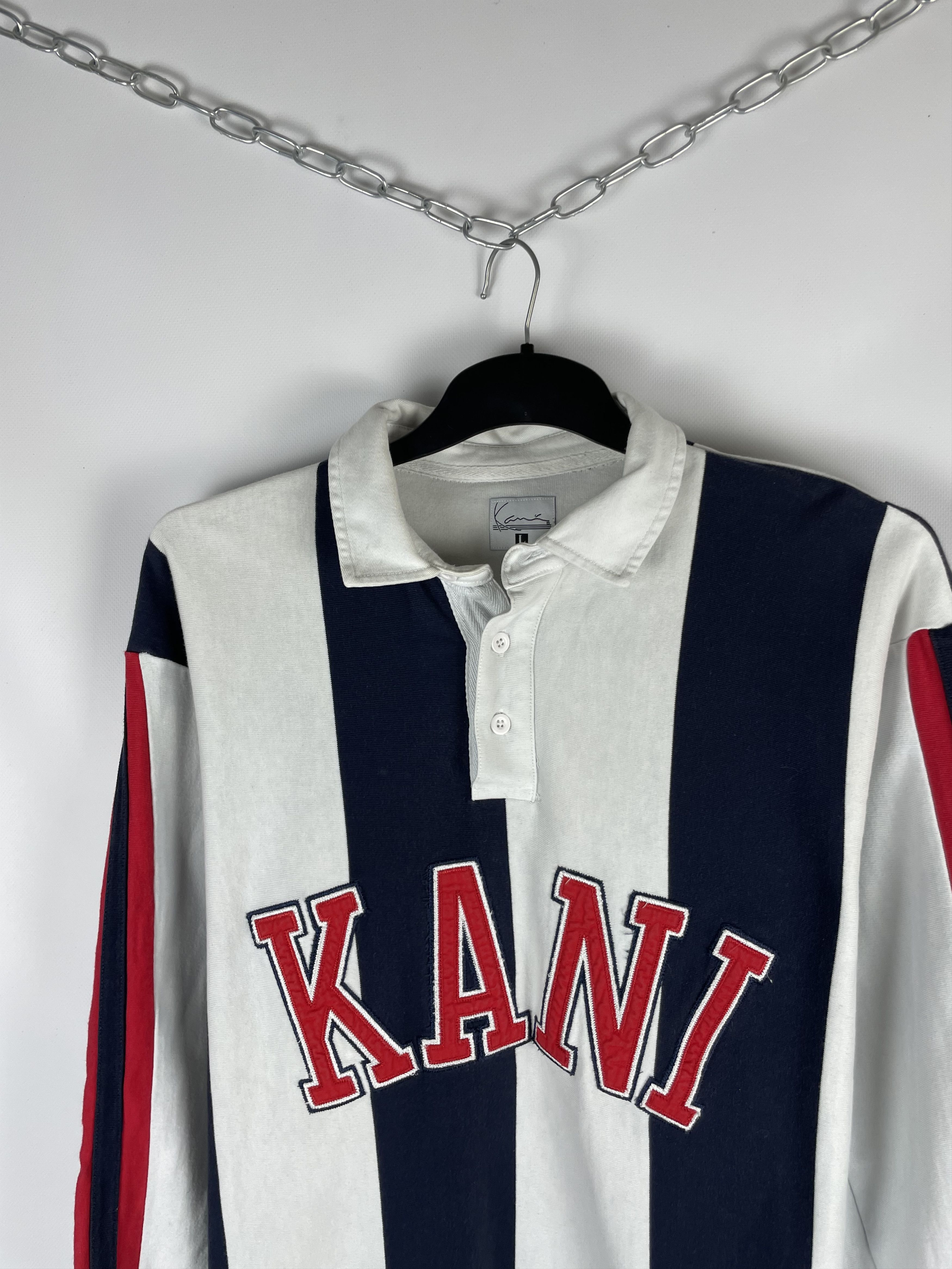 Karl Kani Karl Kani Rugby Polo Long Sleeve Size US L / EU 52-54 / 3 - 3 Thumbnail