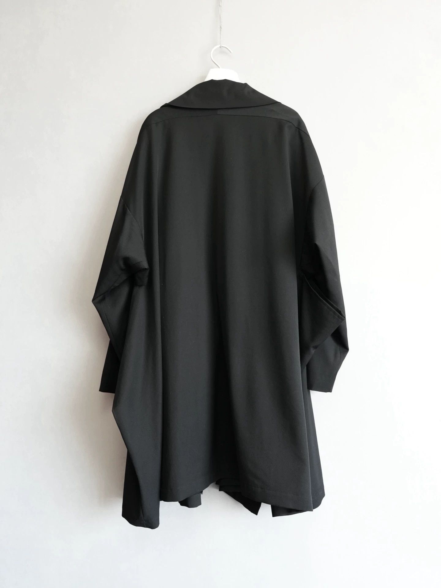 Yohji Yamamoto Yohji Yamamoto 21AW Core Pleated Wool Coat Size US L / EU 52-54 / 3 - 7 Thumbnail