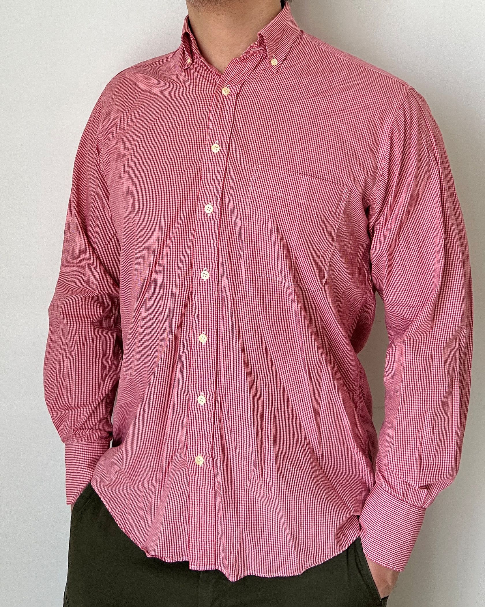 Burberry Vintage 80’s Burberry Check Shirt Size 14.5” / 37 cm Size US S / EU 44-46 / 1 - 2 Thumbnail
