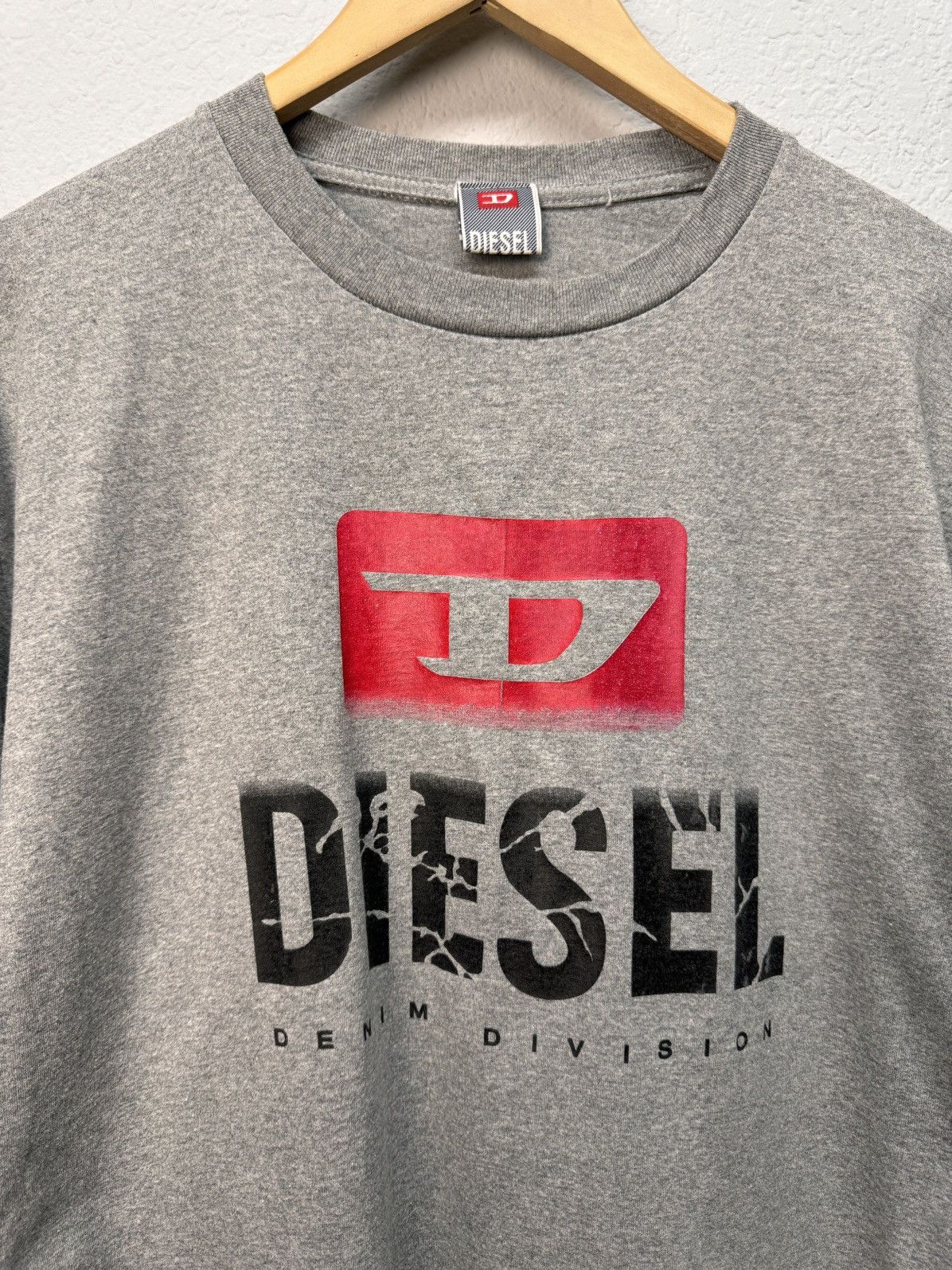 Diesel × Japanese Brand Vintage Y2K t-shirt Diesel tee STREETSTYLE Vig men's tee Size US L / EU 52-54 / 3 - 5 Thumbnail