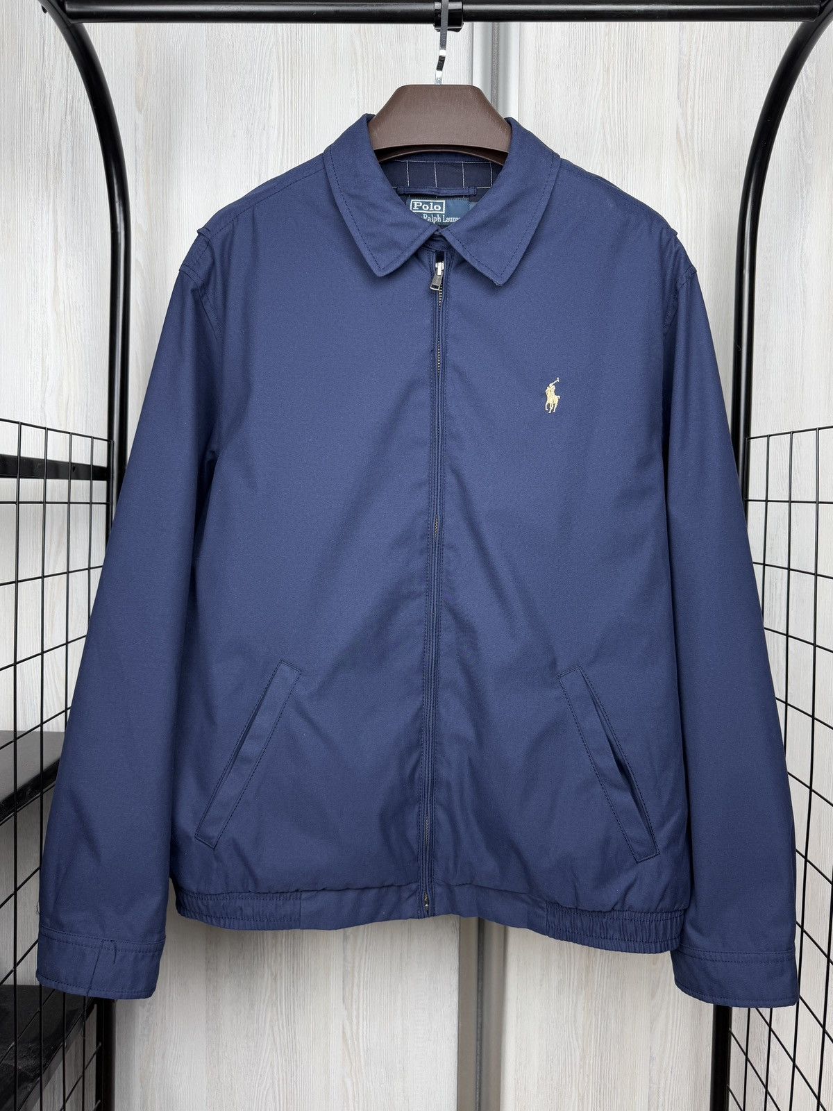 Polo Ralph Lauren VINTAGE POLO Ralph Lauren Jacket Full Zip Checkered Bomber Size US L / EU 52-54 / 3 - 2 Thumbnail