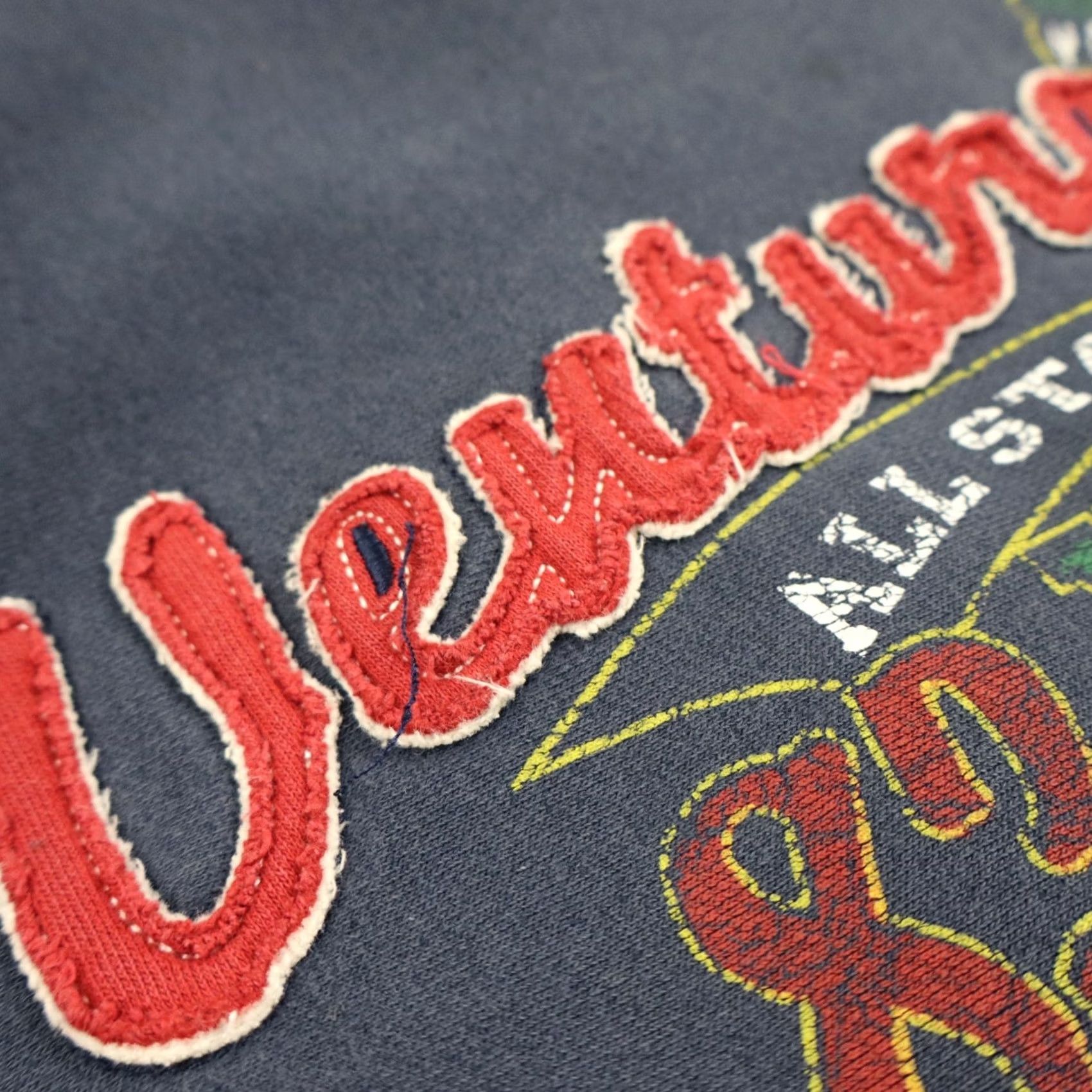 Point Zero VINTAGE Ventura Vipers Hoodie Mens L Blue All Star Graphic Raw Edge Sweatshirt Size US L / EU 52-54 / 3 - 6 Thumbnail