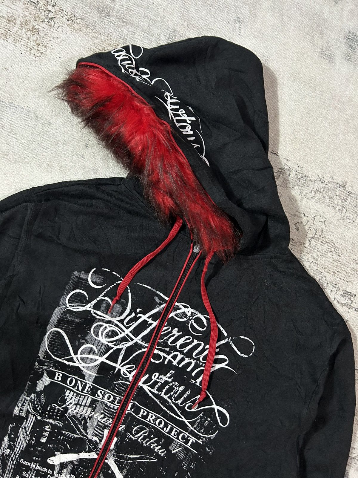 Beauty Beast × Hysteric Glamour Fur Hoodie Removable Poem Japanese Undefined Size US XL / EU 56 / 4 - 4 Thumbnail