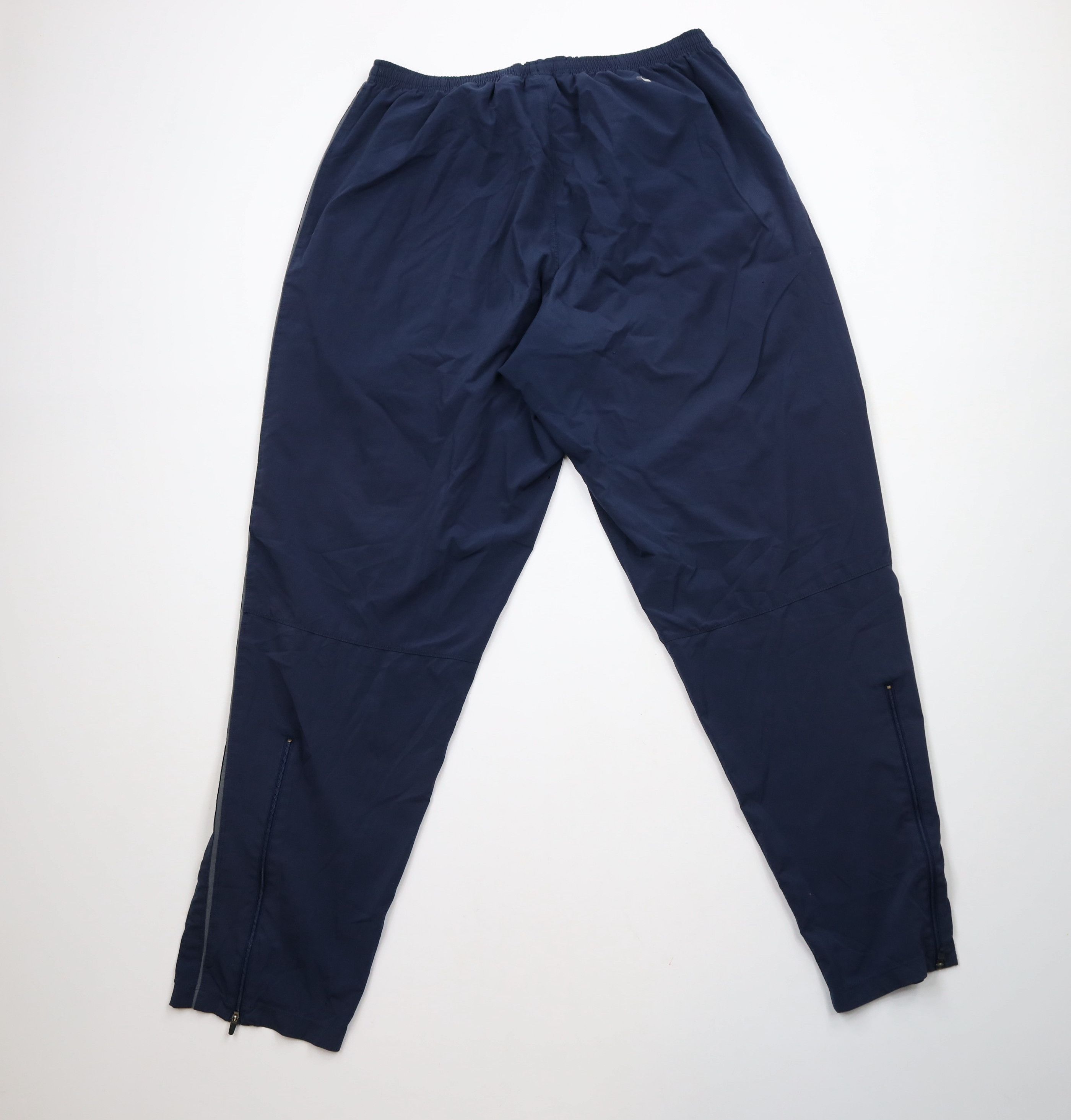 Nike × Vintage Vintage Y2K Nike Travis Scott Mini Swoosh Stretch Pants Blue Size US 38 / EU 54 - 13 Thumbnail