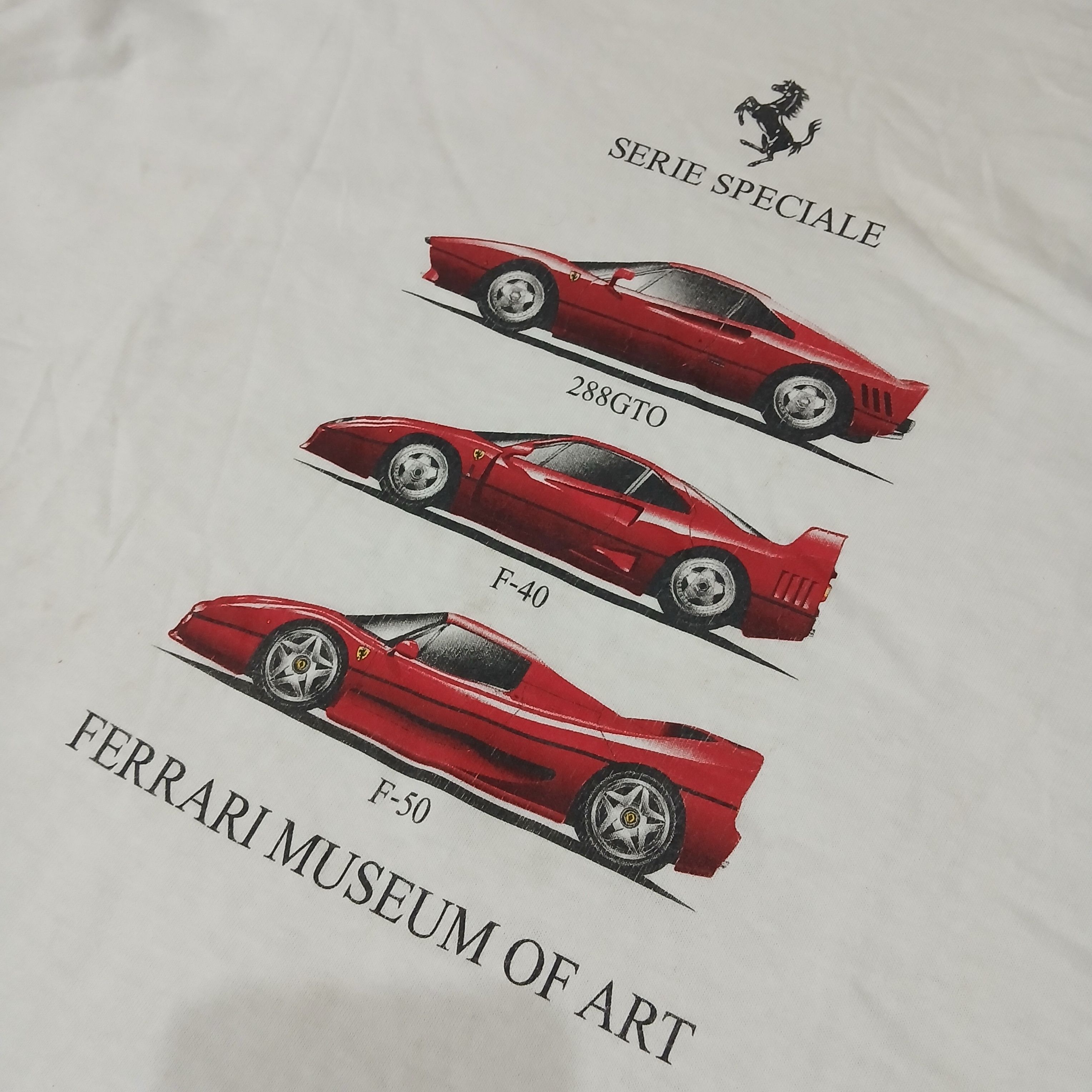 Ferrari Vintage ferrari museum of art anvil tee Size US L / EU 52-54 / 3 - 3 Thumbnail