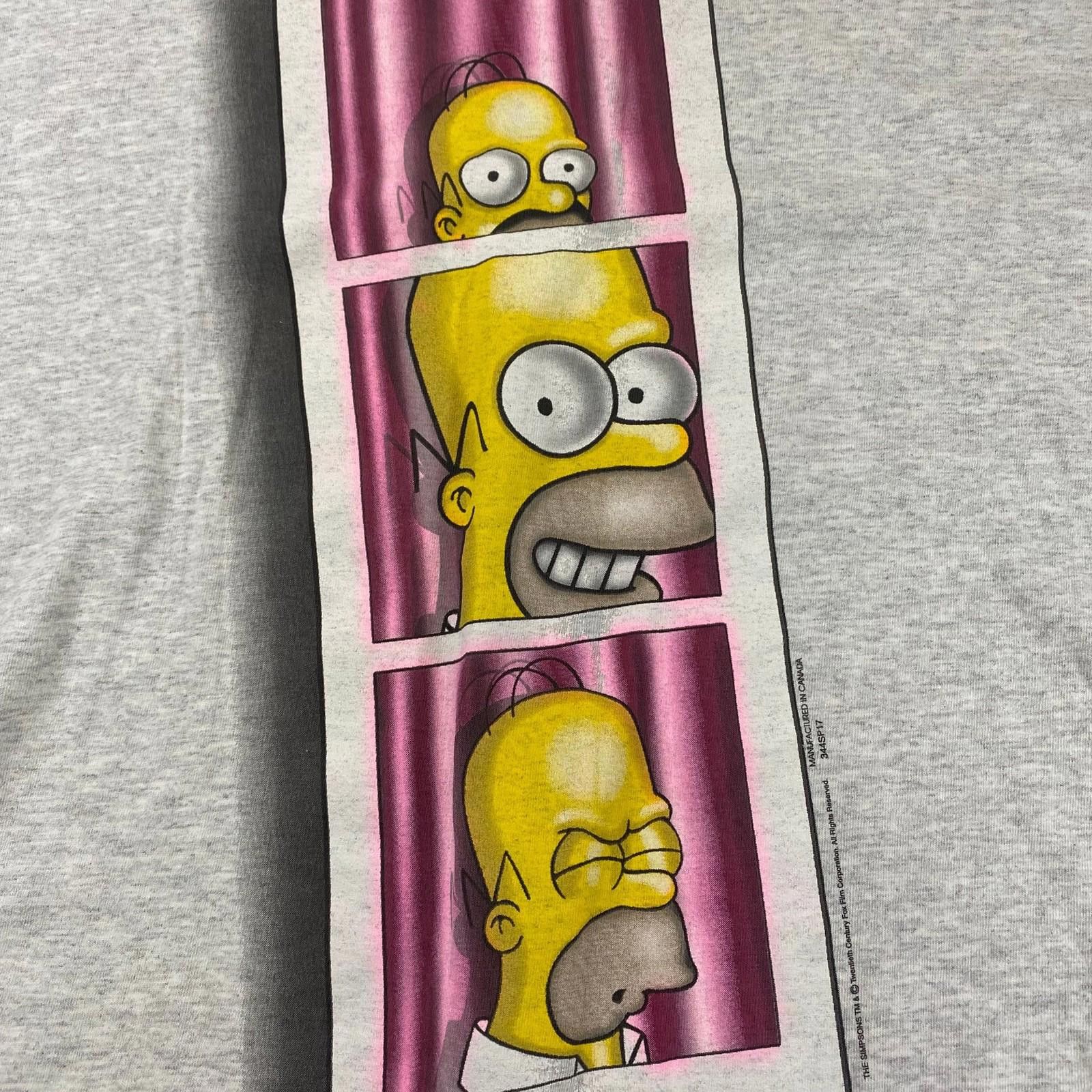 Hanes Vintage The Simpsons Homer Simpson 1997 'The Man' T-Shirt Size US L / EU 52-54 / 3 - 2 Thumbnail