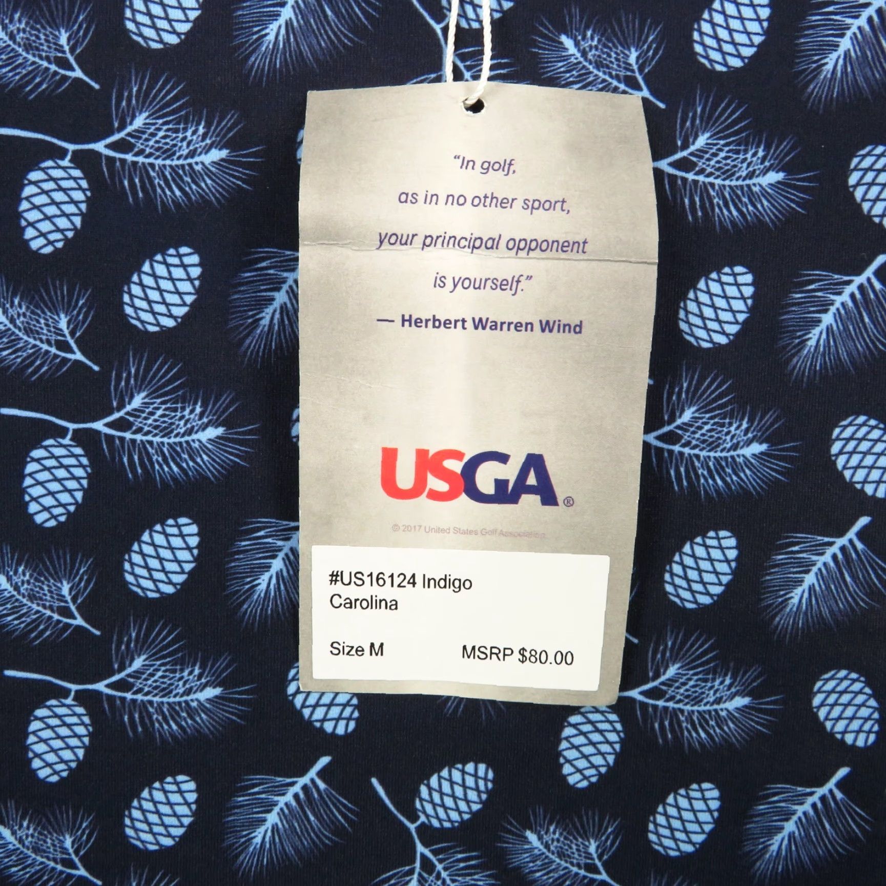 Vintage Pinehurst Polo Medium Mens USGA Golf Shirt Performance All Over Print Pine Tree Polo Size US M / EU 48-50 / 2 - 4 Thumbnail