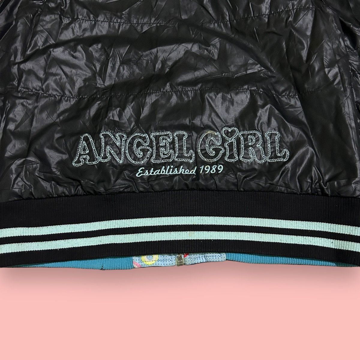 Angel Blue × Hysteric Glamour × Japanese Brand 1990s Angle Blue - Reversible Puffer Jacket Size US S / EU 44-46 / 1 - 14 Thumbnail