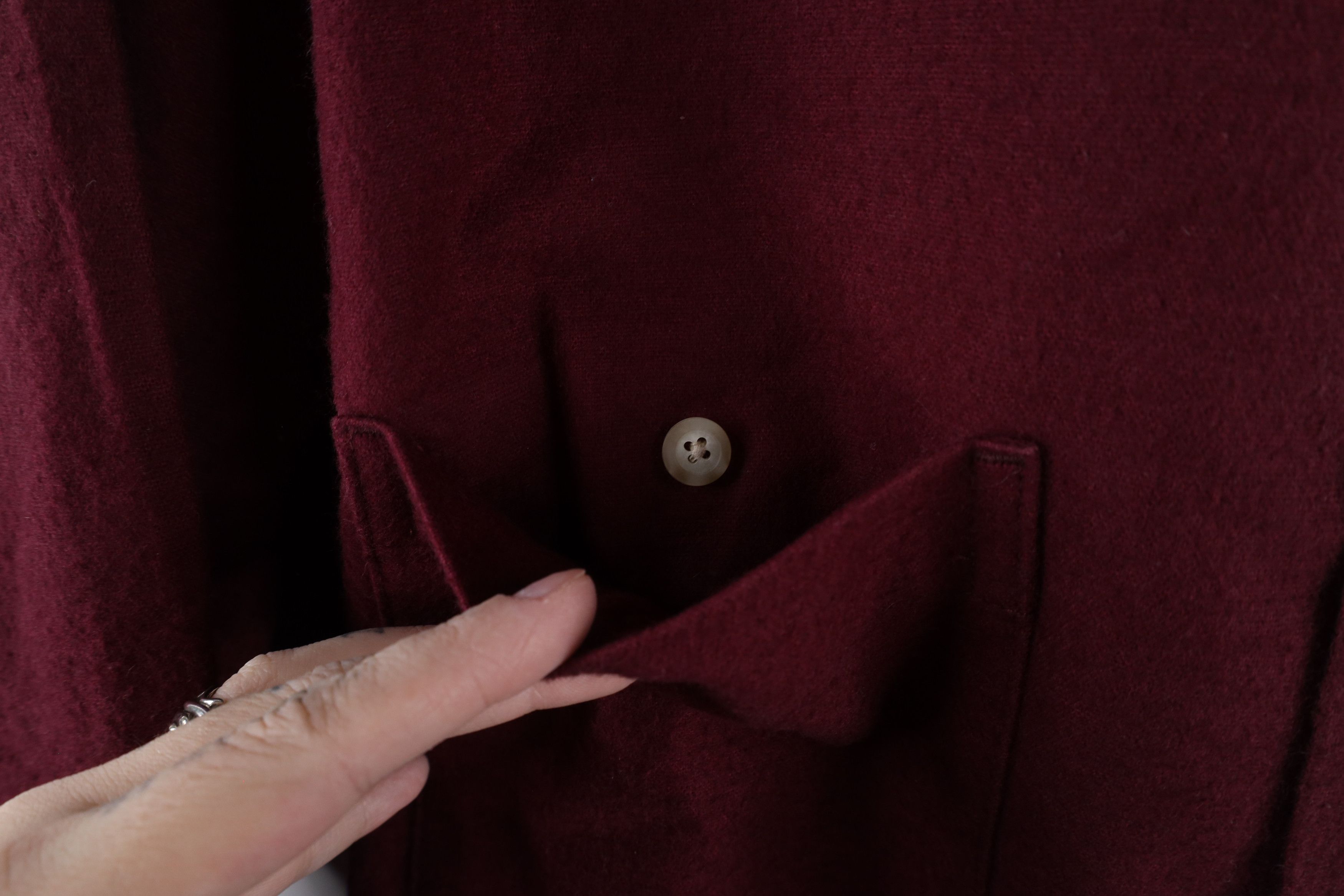 Eddie Bauer × Vintage Vintage 90s Eddie Bauer Chamois Cloth Collared Button Shirt Size US M / EU 48-50 / 2 - 8 Thumbnail