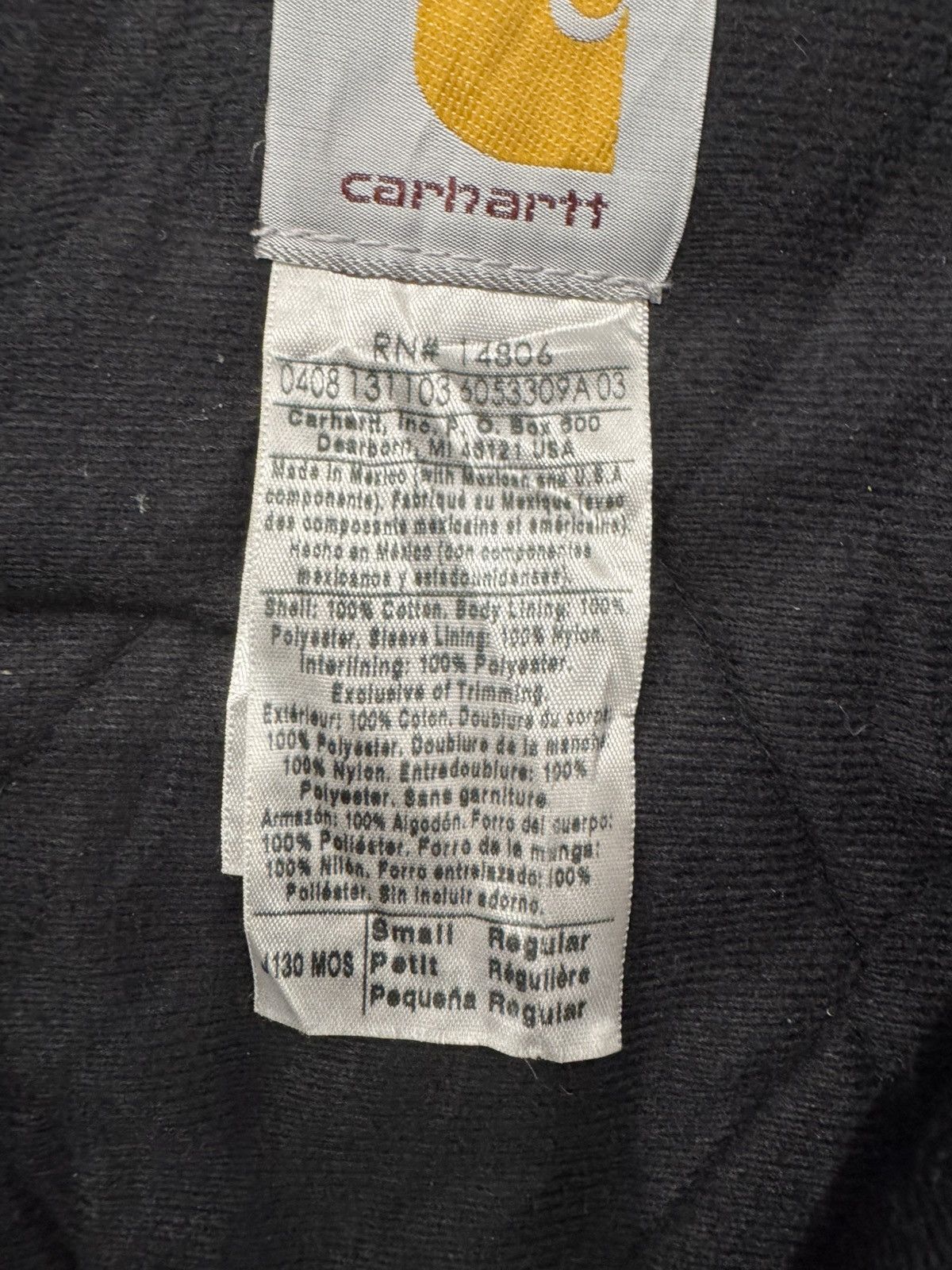 Carhartt Carhartt Active Jacket J130 MOS usa vintage og Size US S / EU 44-46 / 1 - 5 Thumbnail
