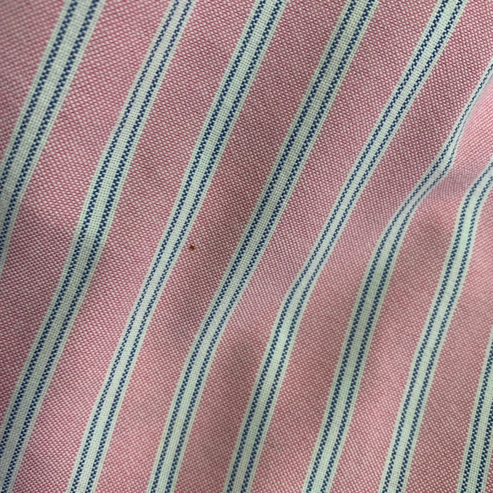 Ralph Lauren Pink White Stripe Cotton Button Down Long Sleeve Shirt Size US XXL / EU 58 / 5 - 8 Thumbnail