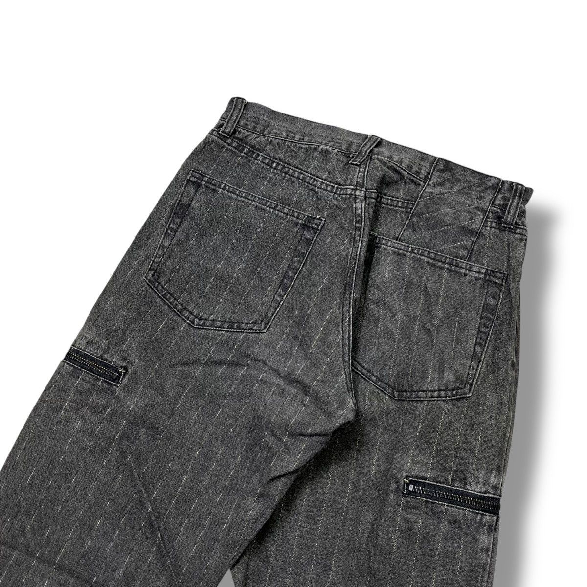 PPFM Archive PPFM Japan Pinstripe Denim Pants Size US 27 - 11 Thumbnail