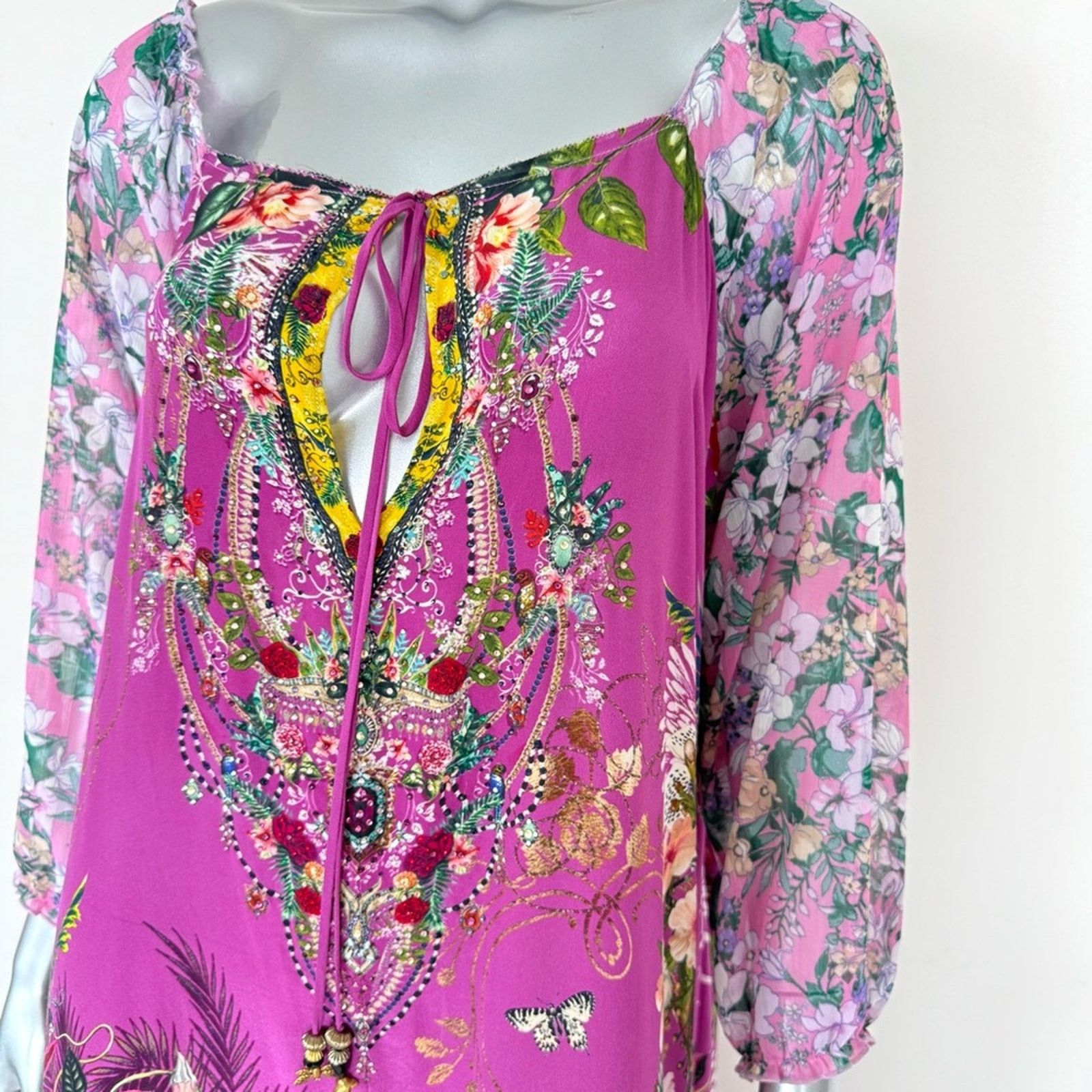 CAMILLA Camilla women long silk caftan One Size Authentic 850$ Size ONE SIZE - 6 Thumbnail