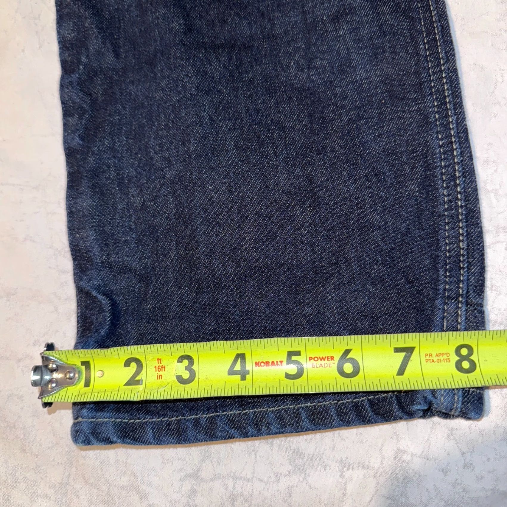 G-Star VINTAGE G-Star Raw SHORTCUT ELWOOD Jeans Men 27x30 Blue Cotton Denim 3D Workwear Straight Inseam 30 Mid-Rise Classic Regular Jeans Mens Size US 27 - 2 Thumbnail