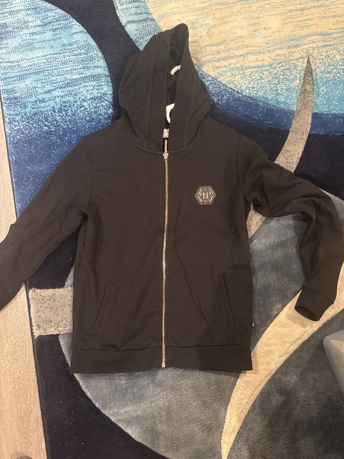 Philipp Plein KIDS SIZE Black zip up Size US XXS / EU 40 - 3 Thumbnail