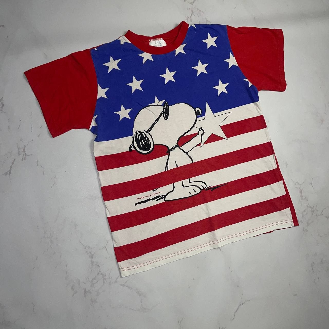 Vintage Vintage x band tees Vintage Peanuts USA T-Shirt M Size Size US M / EU 48-50 / 2 - 3 Thumbnail