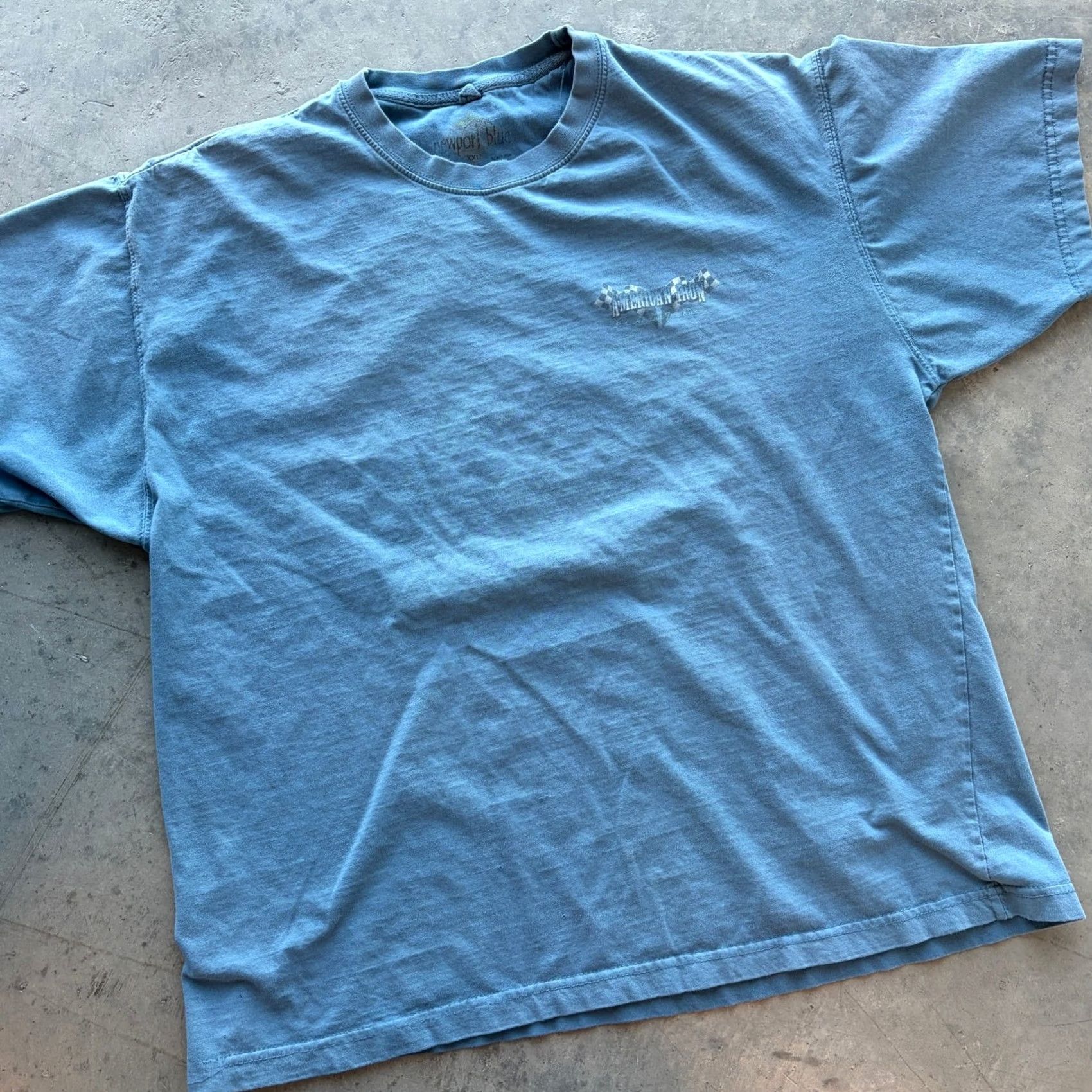 Vintage VINTAGE American Iron Muscle Car Newport Blue Beach Surf Graphic Tee XXL Mens Size US XXL / EU 58 / 5 - 2 Thumbnail