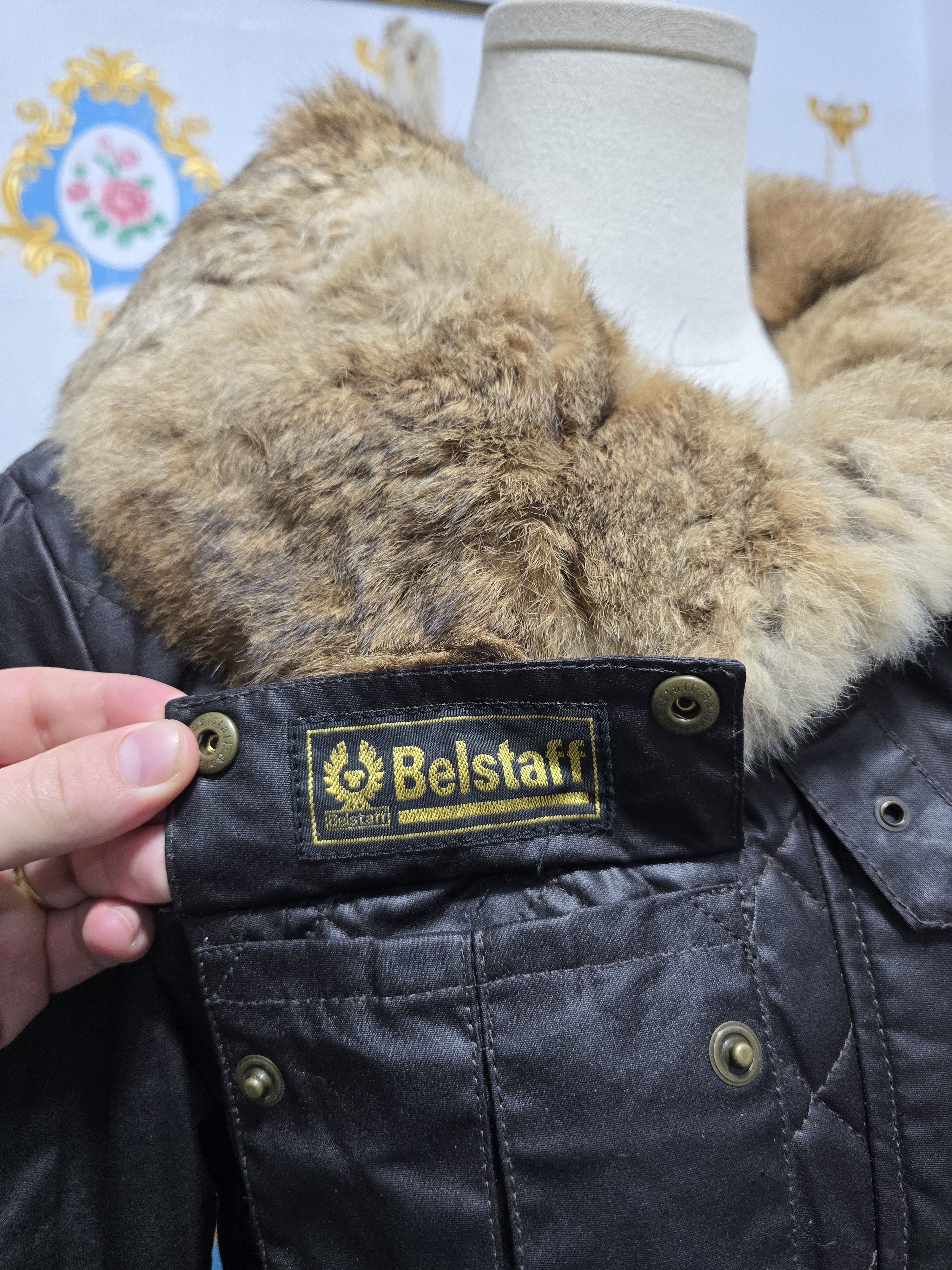 Belstaff Belstaff Gold Label quilted jacket ,wax cotton rabbit fur Size M / US 6-8 / IT 42-44 - 8 Thumbnail