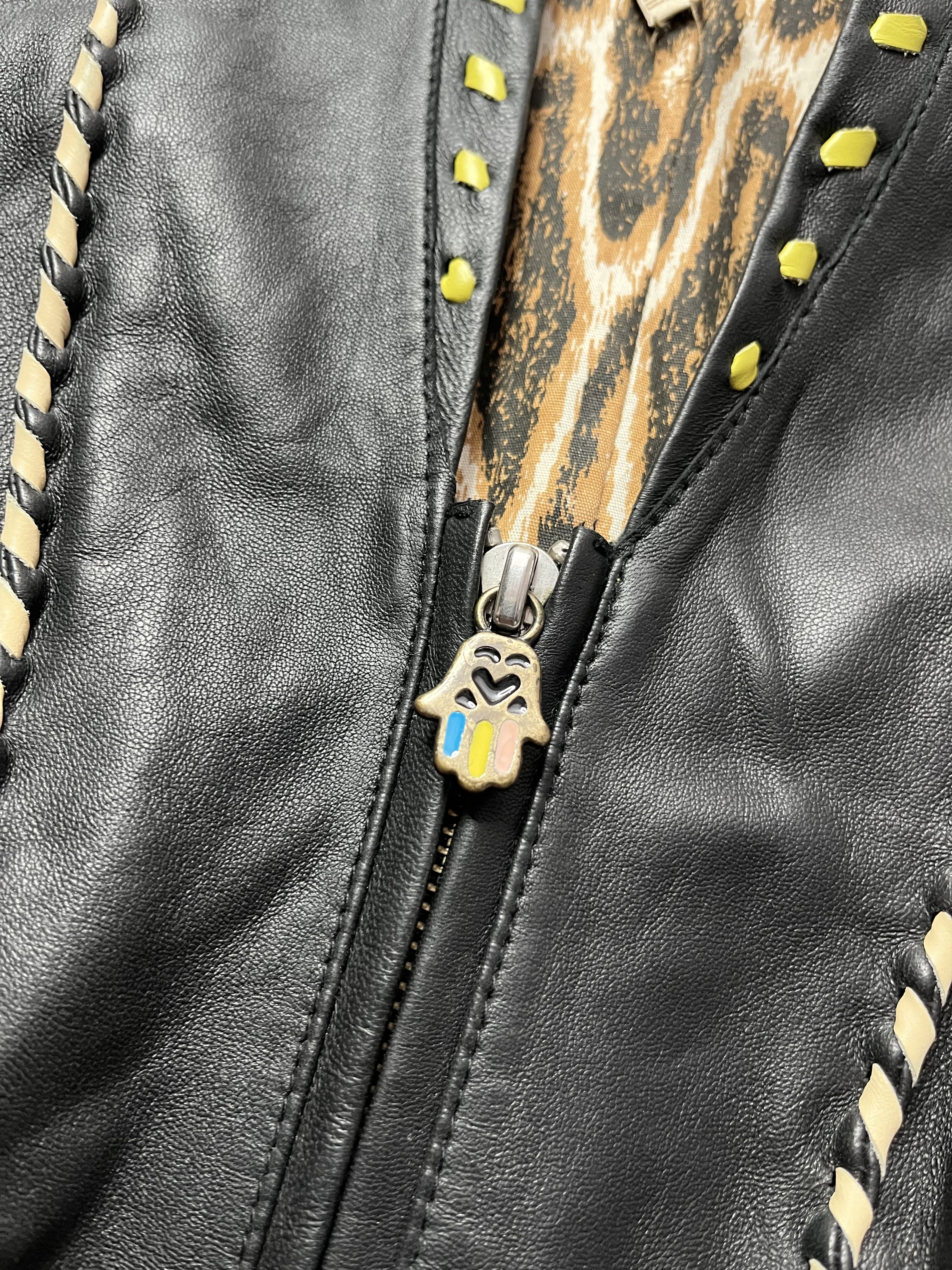 Roberto Cavalli Roberto Cavalli leather jacket Size L / US 10 / IT 46 - 7 Thumbnail