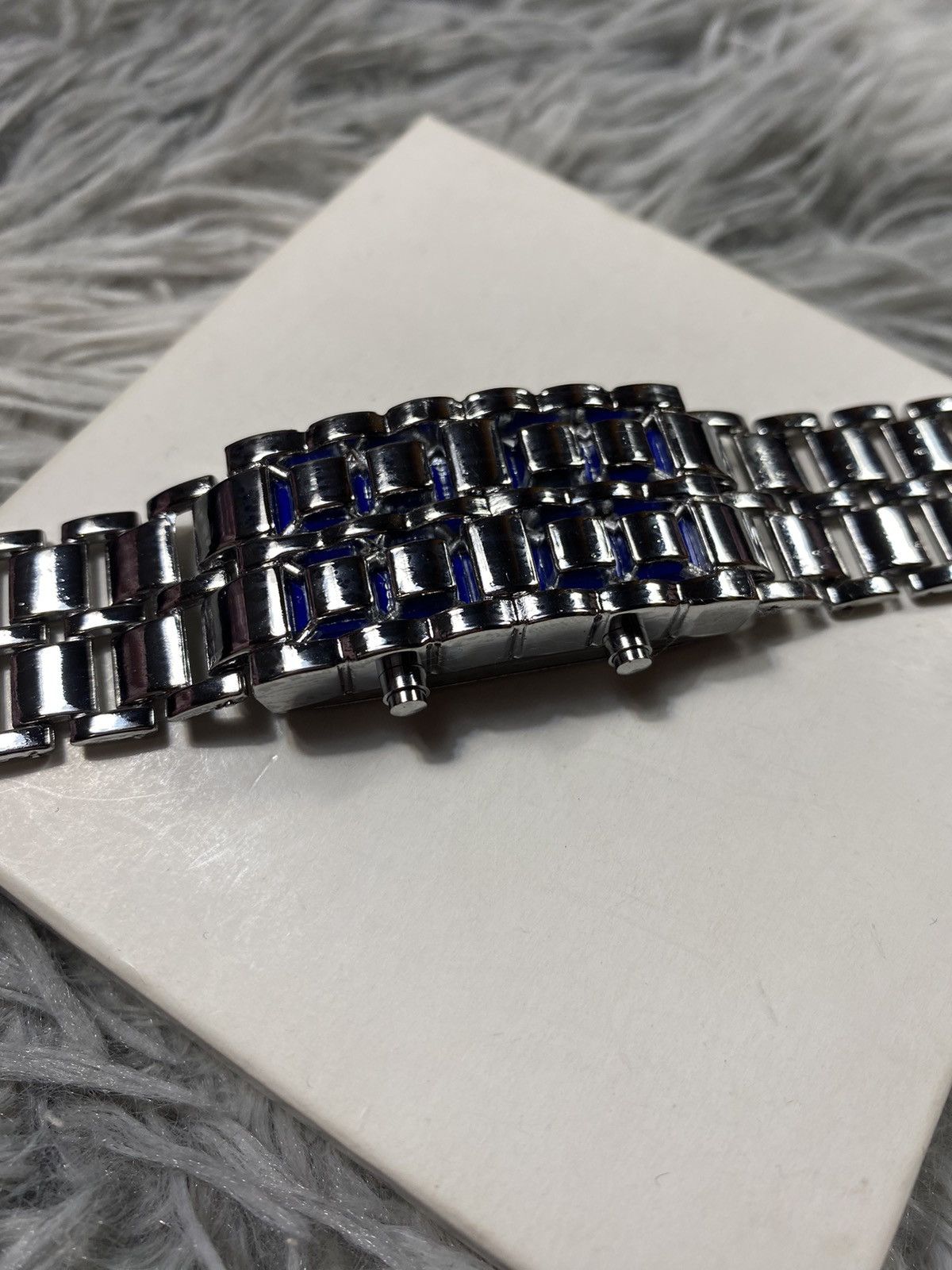 Jewelry Futuristic LED Bracelet Watch - Japanese Brand Size ONE SIZE - 3 Thumbnail
