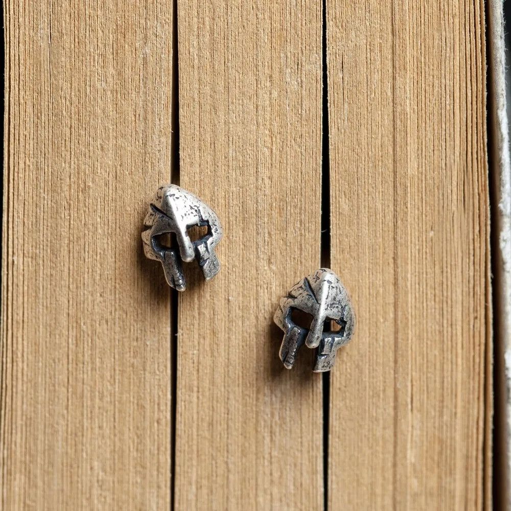 Jewelry Warrior Helmet Stud Earrings 925 Sterling Silver Ear Gift Size ONE SIZE - 3 Thumbnail