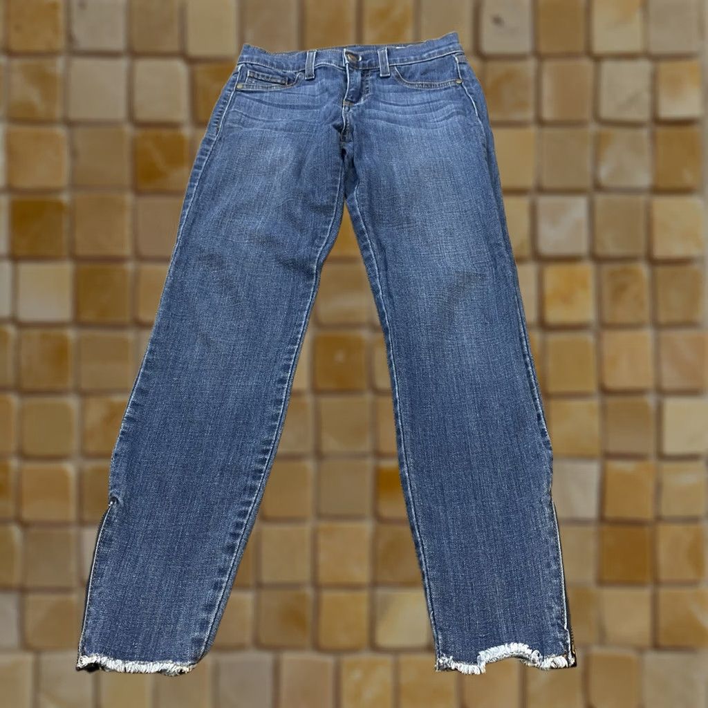 Pistola Pistola Jeans Womens 26 Medium Wash Distressed Ankle Zip Hem Stretch Pants Shirt? Size 26" / US 2 / IT 38 - 1 Thumbnail